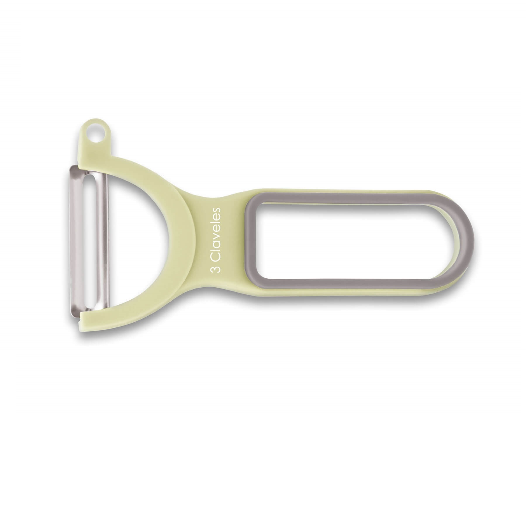 Présentoir de 16 unités, lot de 3 éplucheurs colorés pour pommes de terre, julienne et tomates, 3 Claveles