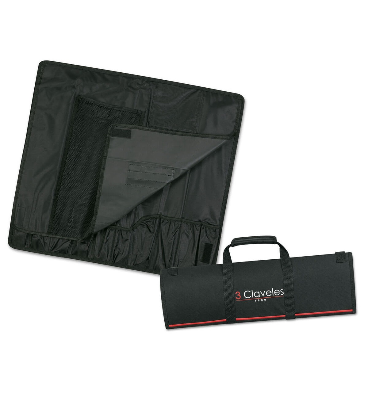 Kit professionnel de découpe de jambon avec 4 couteaux et une couverture à 3 Claveles