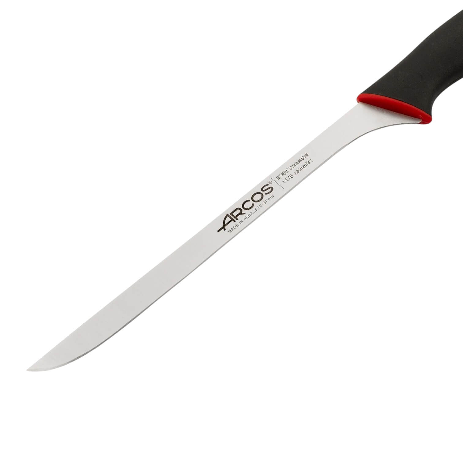Cuchillo jamonero flexible con mango ergonómico de doble inyección Arcos Duo