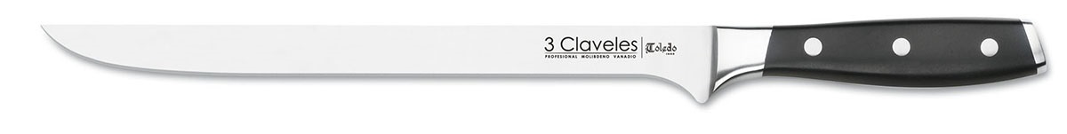 Toledo 5-teiliges Küchenset mit Messern und Schere im Block 3 Claveles