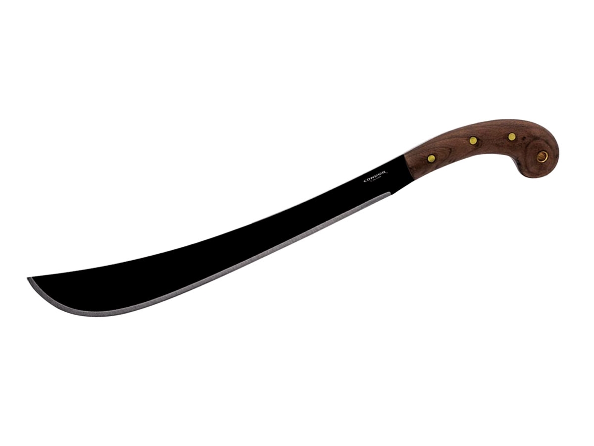 Machete Condor Golok con mango de madera de nogal y hoja de 36.8 ...