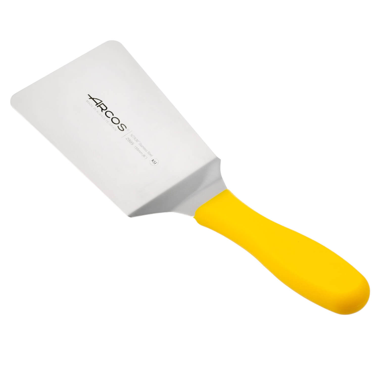 Espátula acodada mango de polipropileno de colores 155x90 cm Arcos