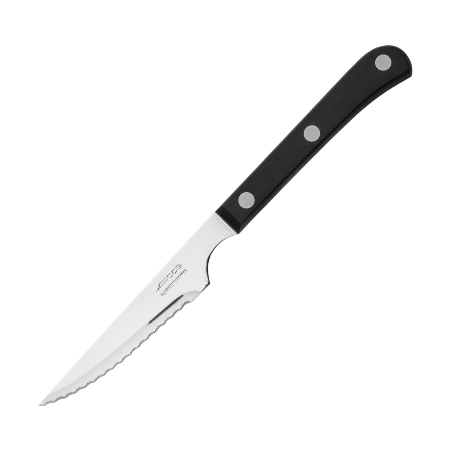 Cuchillo chuletero negro polioximetileno Arcos serie Capri de 225...