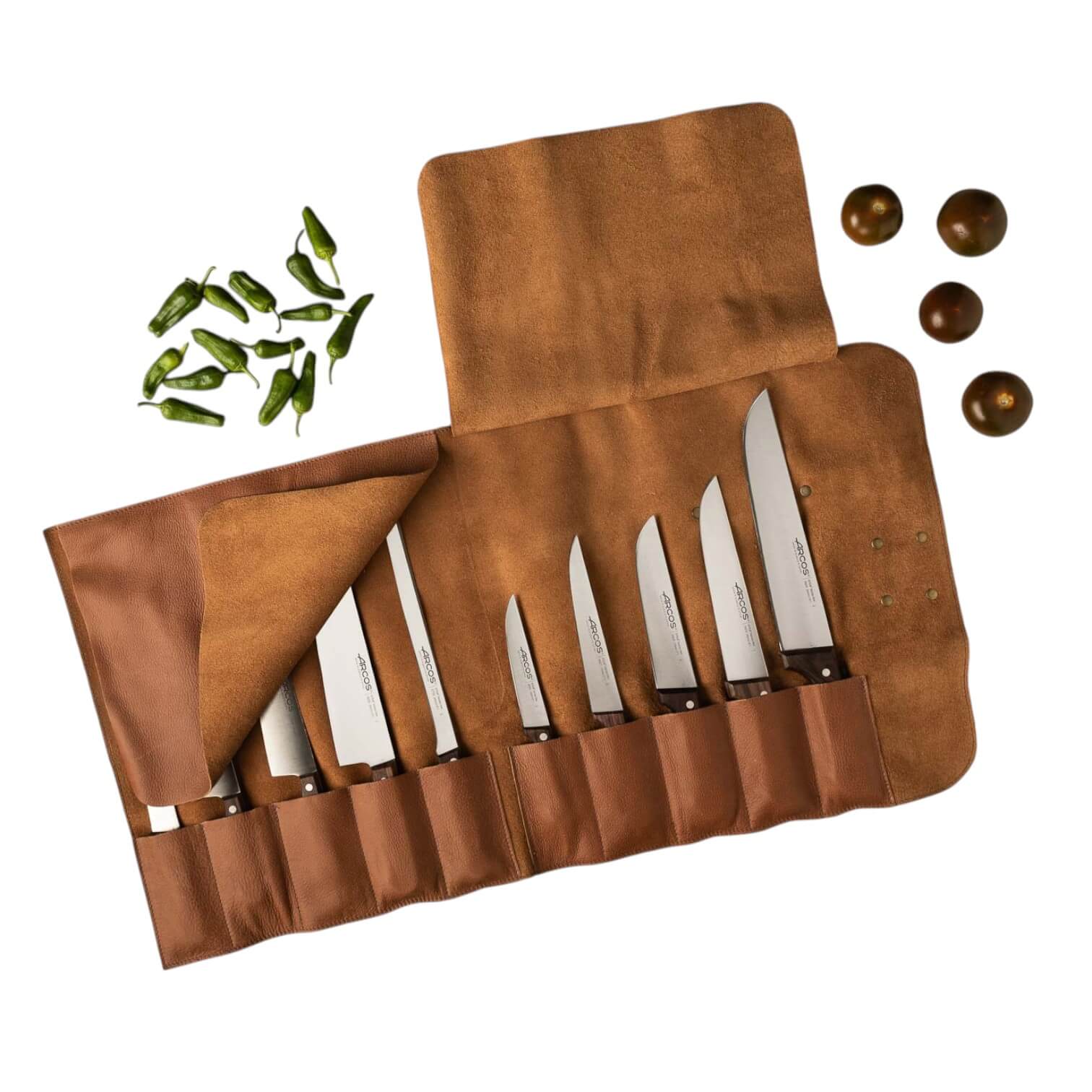 Sac en cuir pour 10 couteaux Arcos