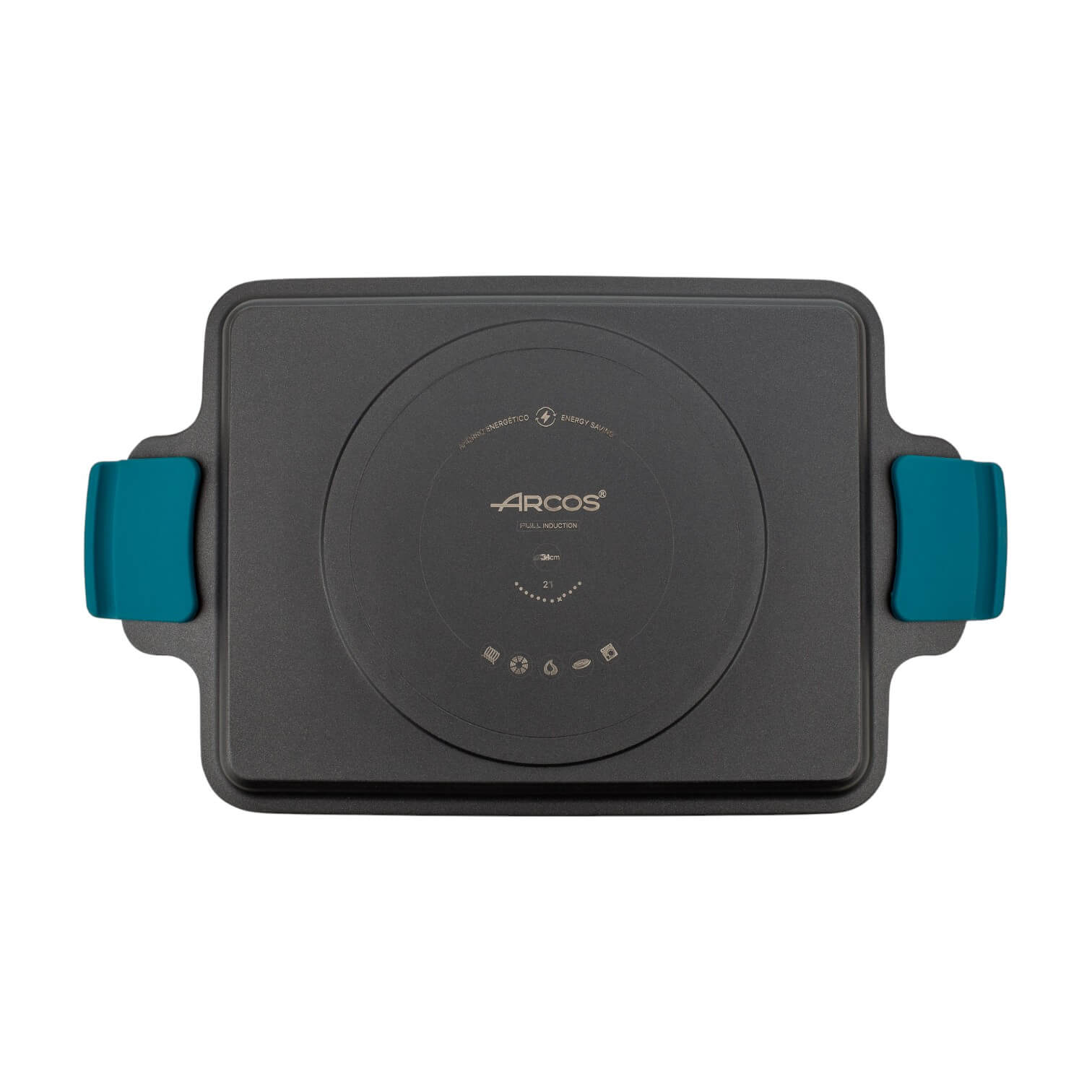 Plaque de cuisson/grill antiadhésif Thera Arcos 34 x 26 cm