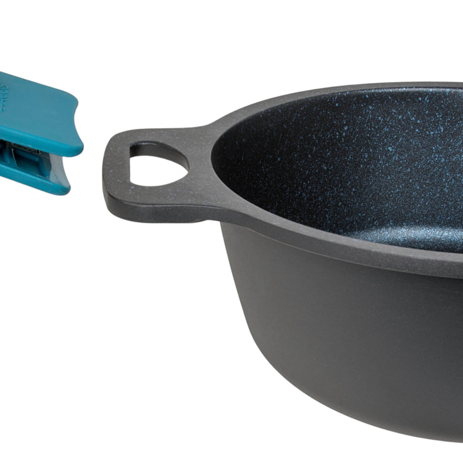 Poignées en silicone Thera Arcos100x70 mm, coloris bleu