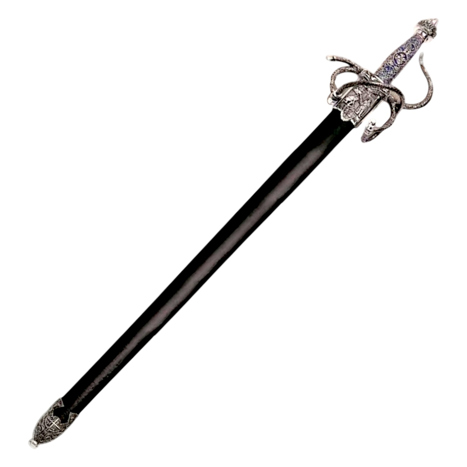 Espada Colada Cid punho cinzelado com bainha Gladius