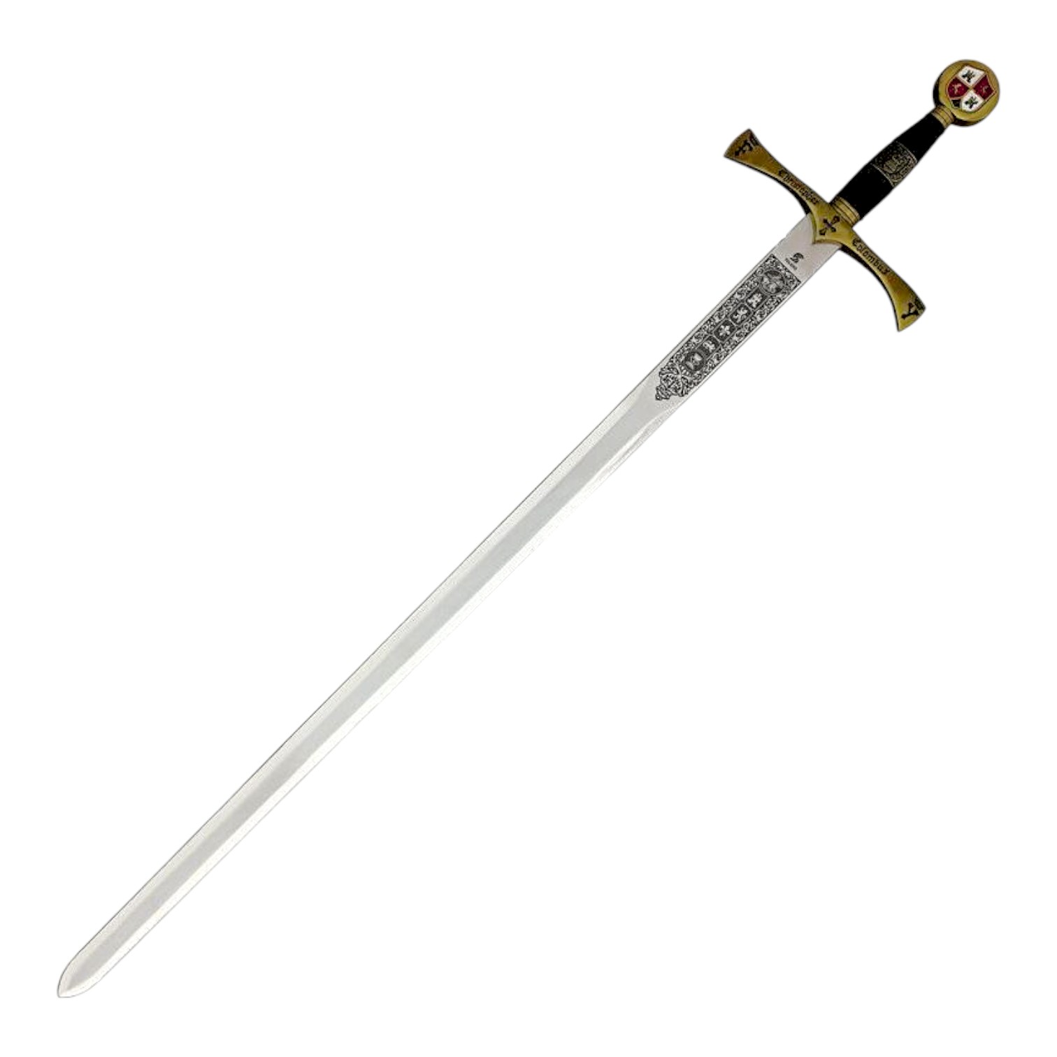 Espada Cristóvão Colombo de latão Gladius