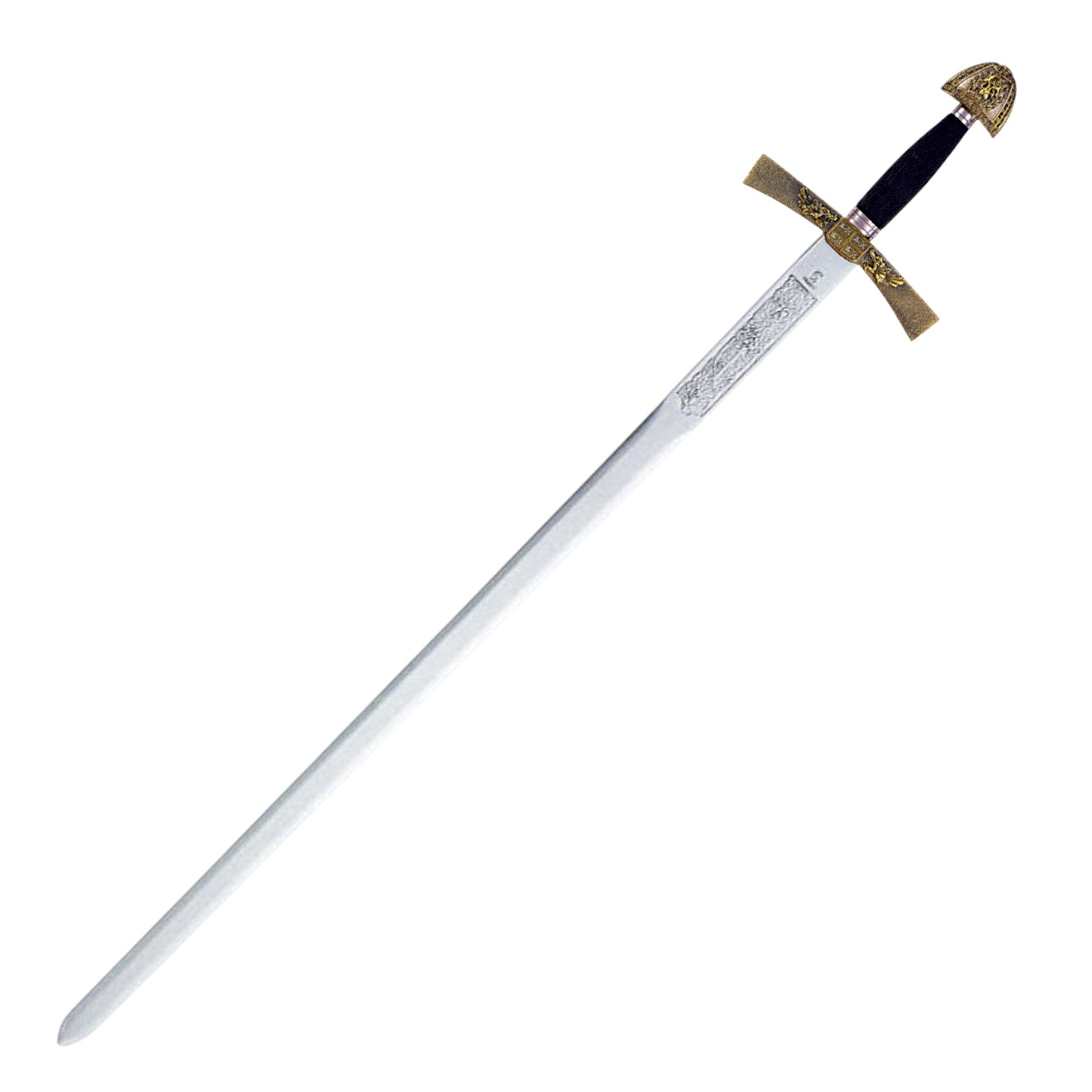 Schwarz-goldenes IVANHOE-Schwert Gladius