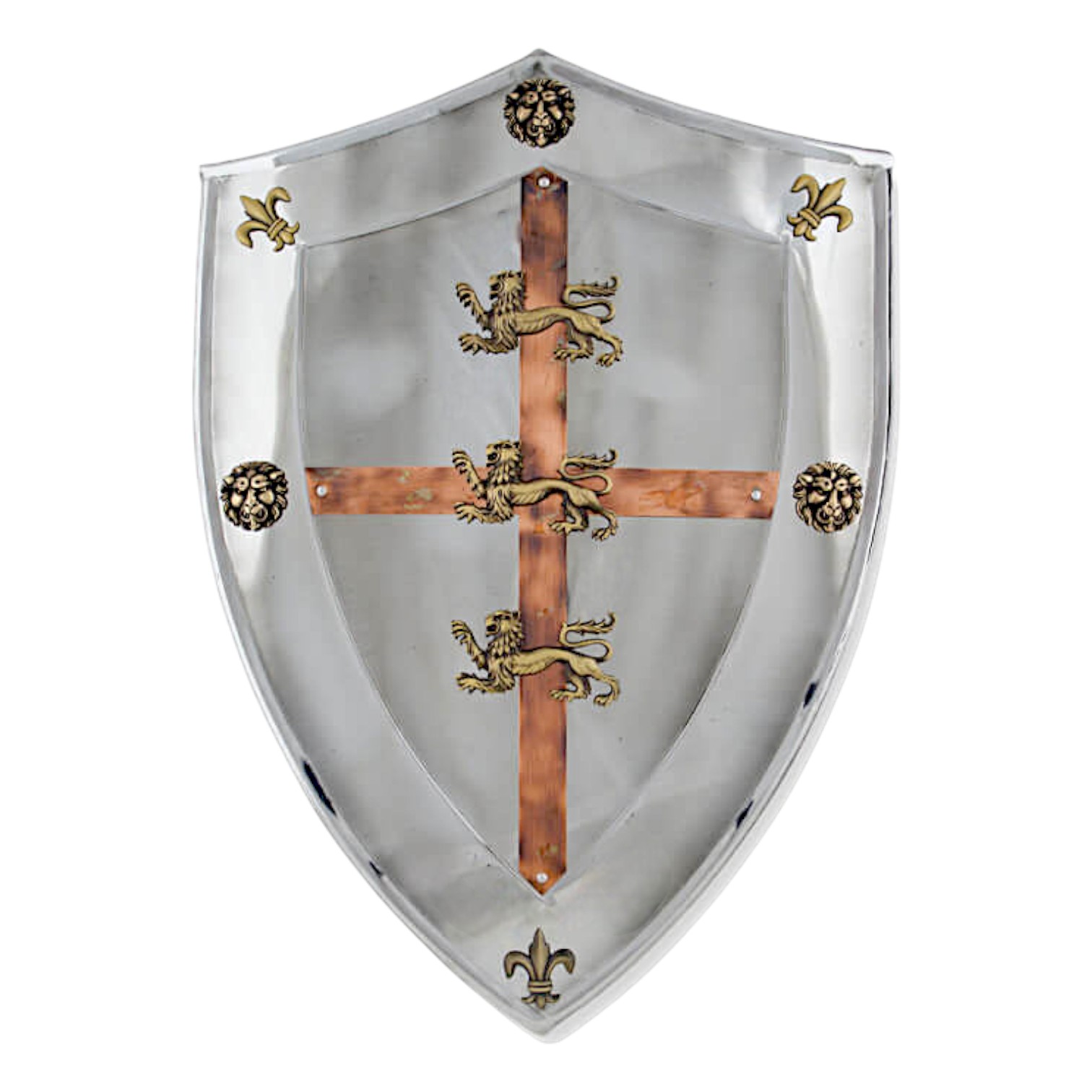 Escudo prateado Ricardo Coração de Leão Gladius