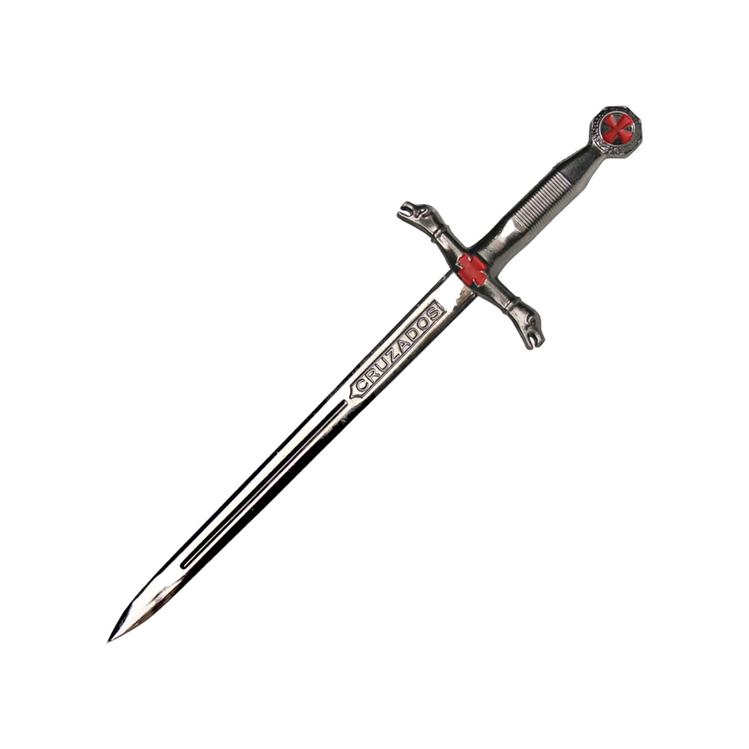 Crusader swords with silver finish