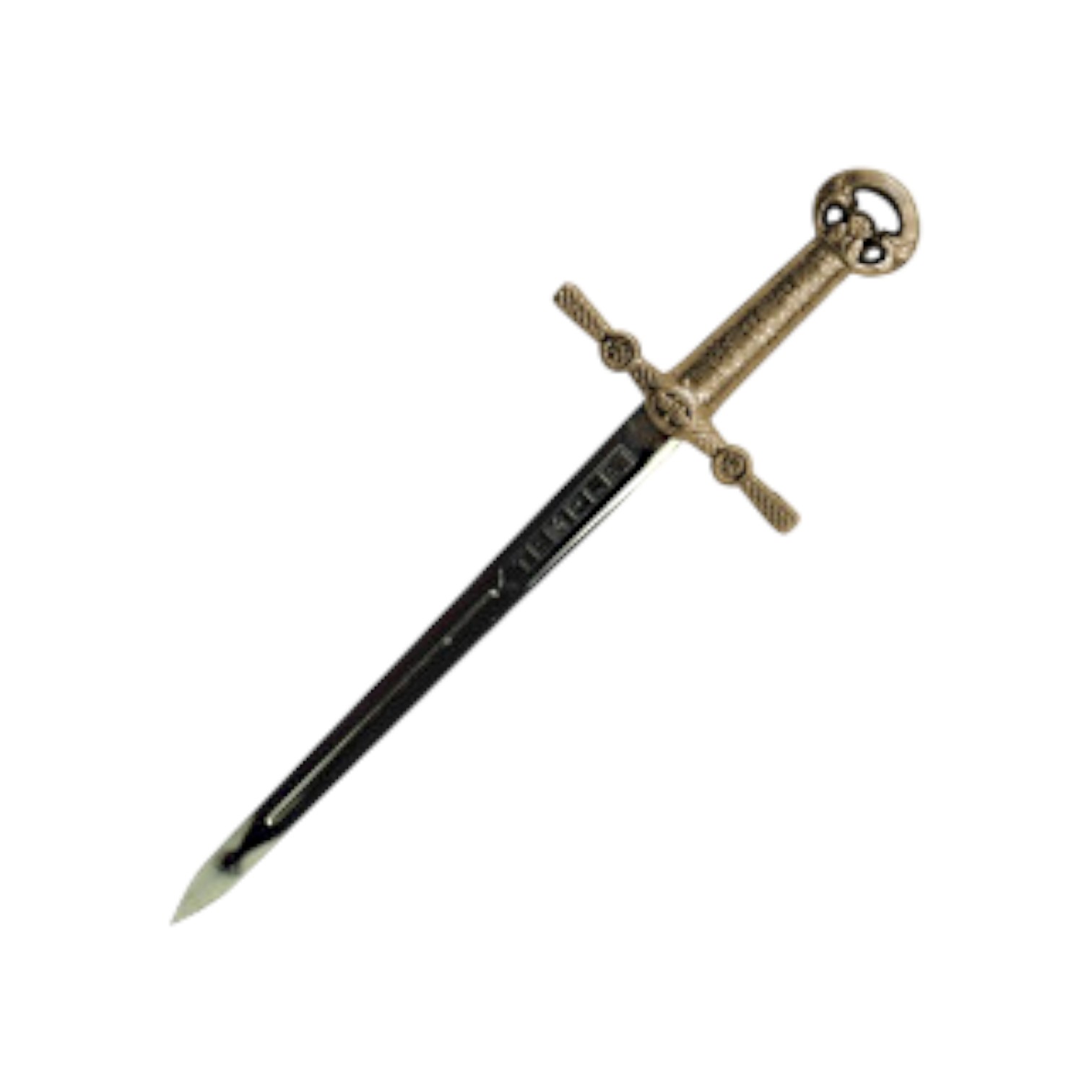 Templar sword with bronze finish