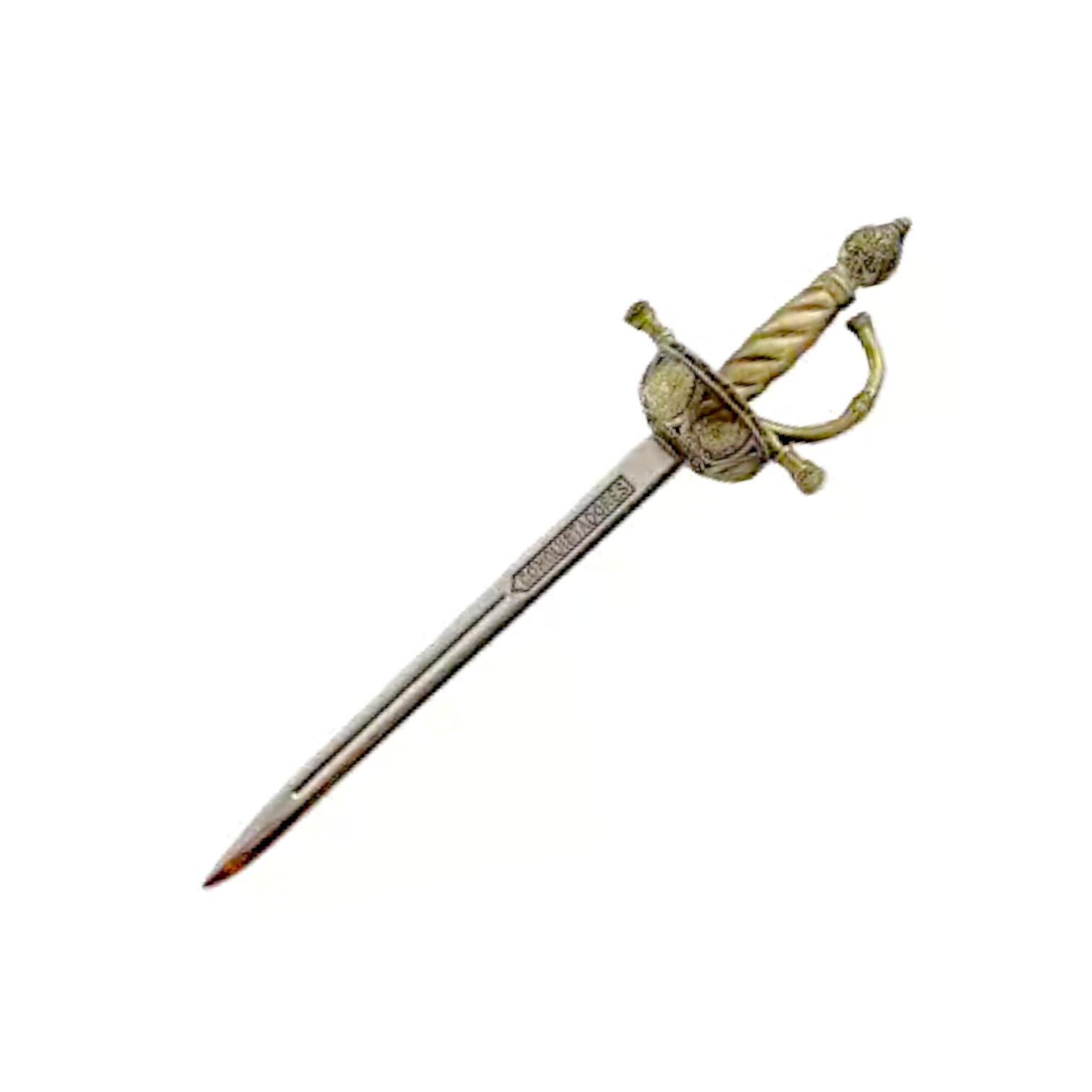 Spada Conquistador con finitura in bronzo