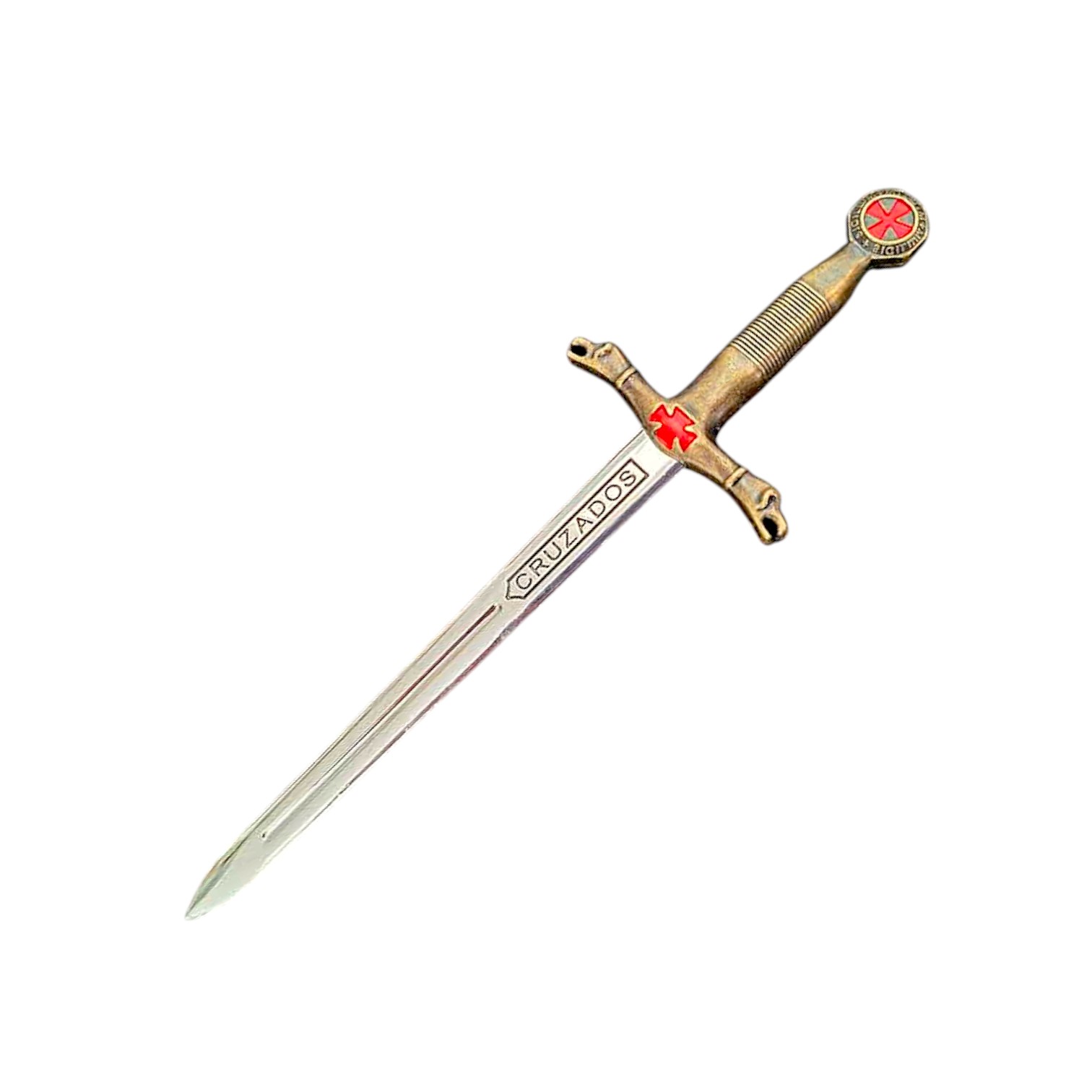 Spade crociate con finitura in bronzo