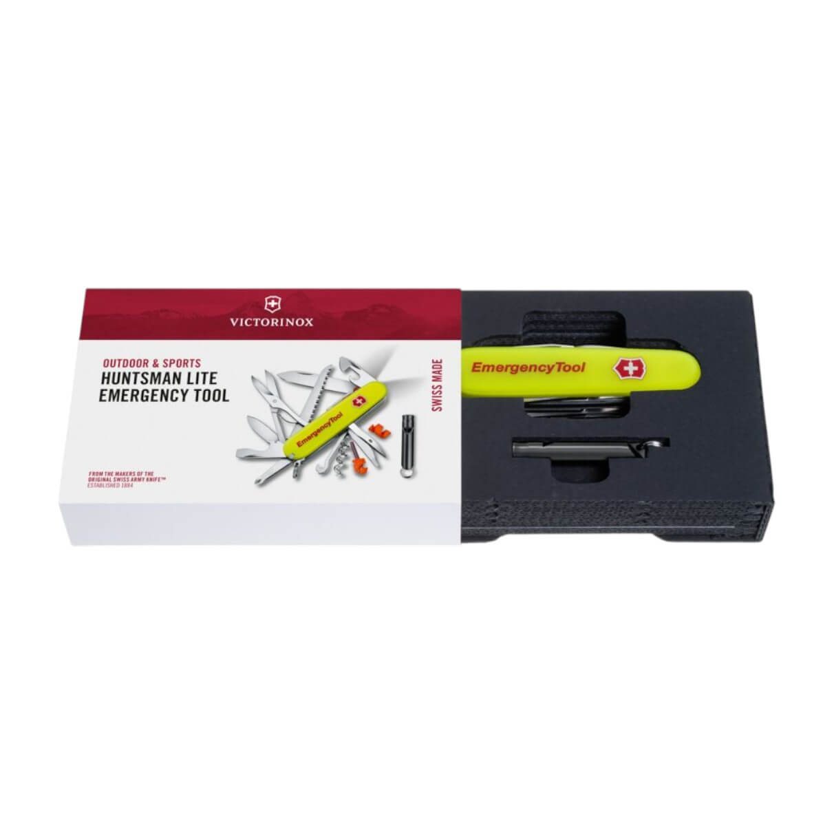 Victorinox Huntsman Lite Notfall-Werkzeug-Multifunktionsmesser mit 22 Funktionen