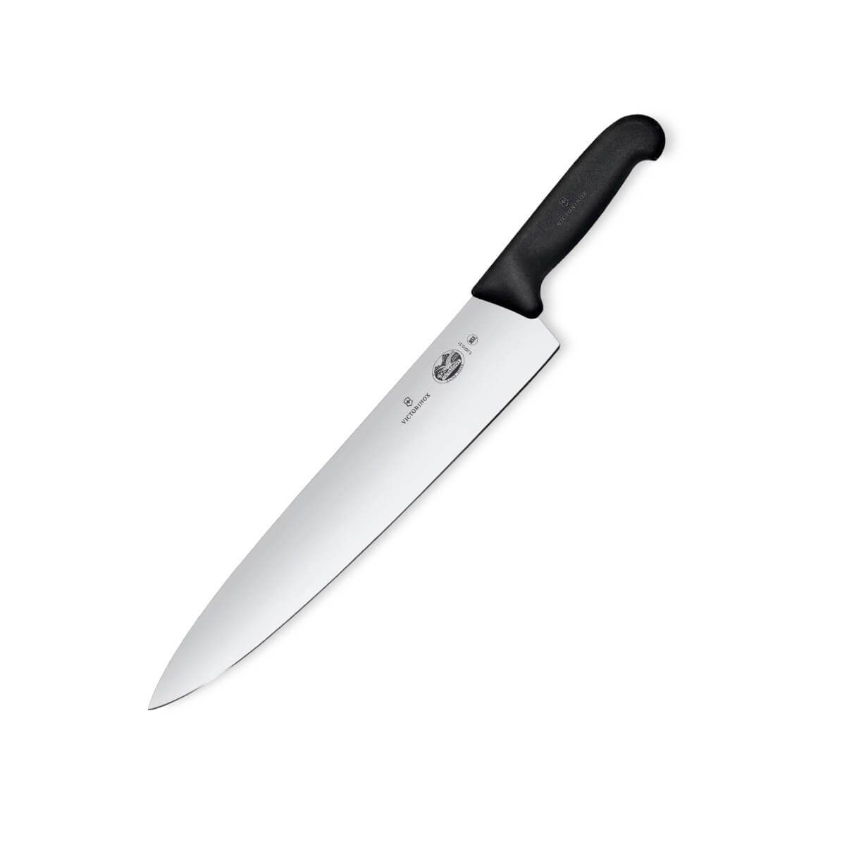 Cuchillo para chef con hoja de 31 cm con mango de TPE negro Victo...