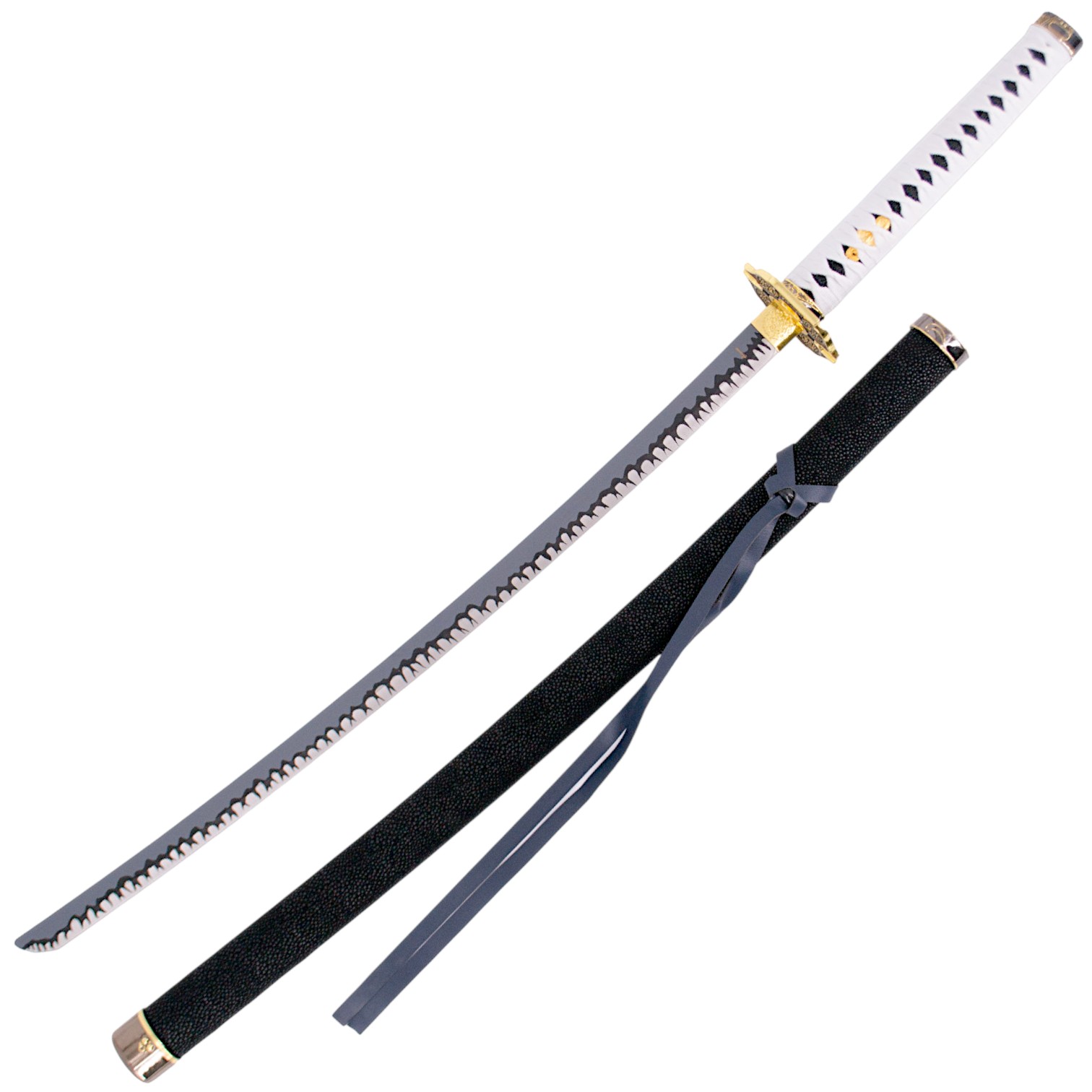 Katana de Vergil Yamato de Devil May Cry 5, 101 cm com cabo branc...