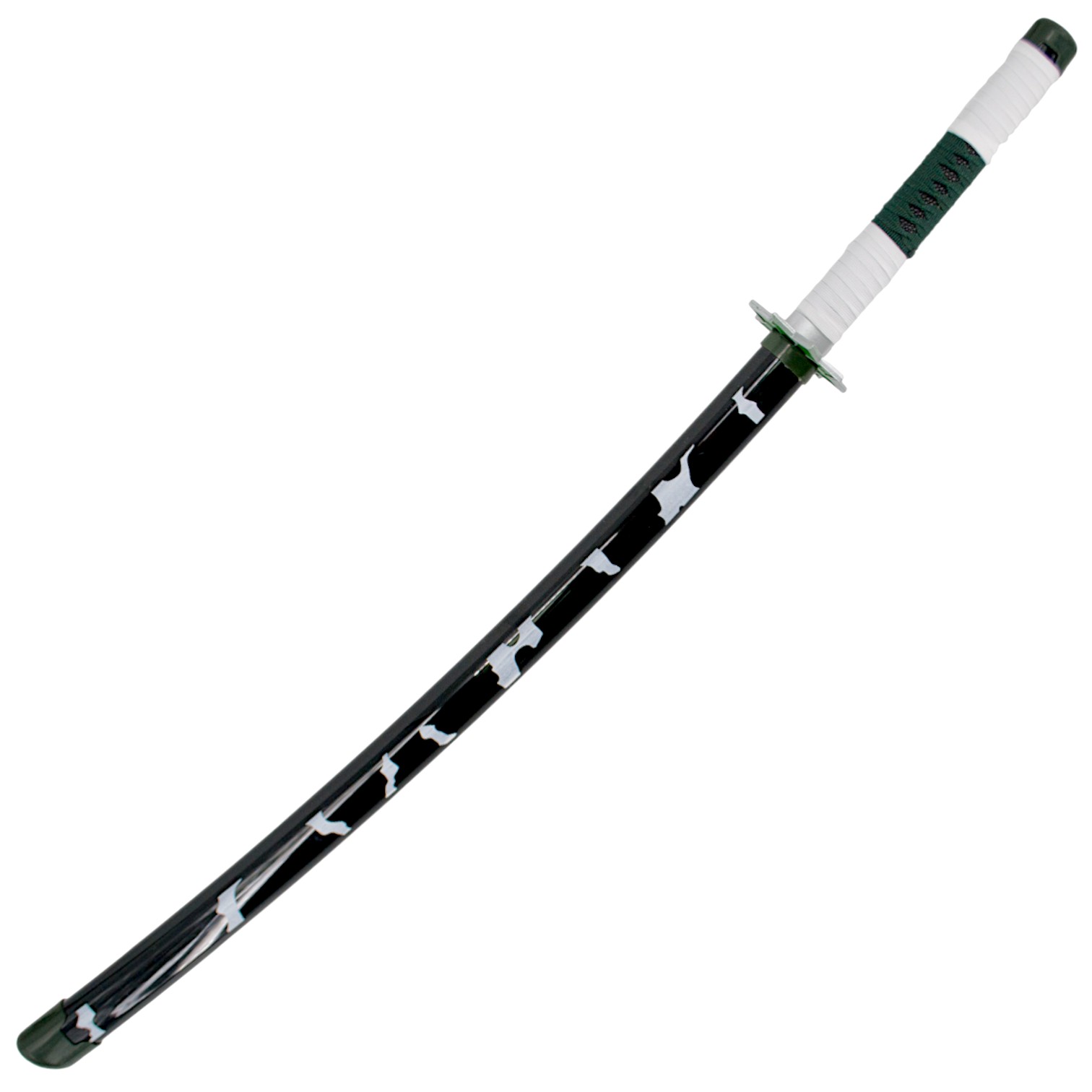 Demon Slayer Shinazugawa Sanemi black and green bamboo katana