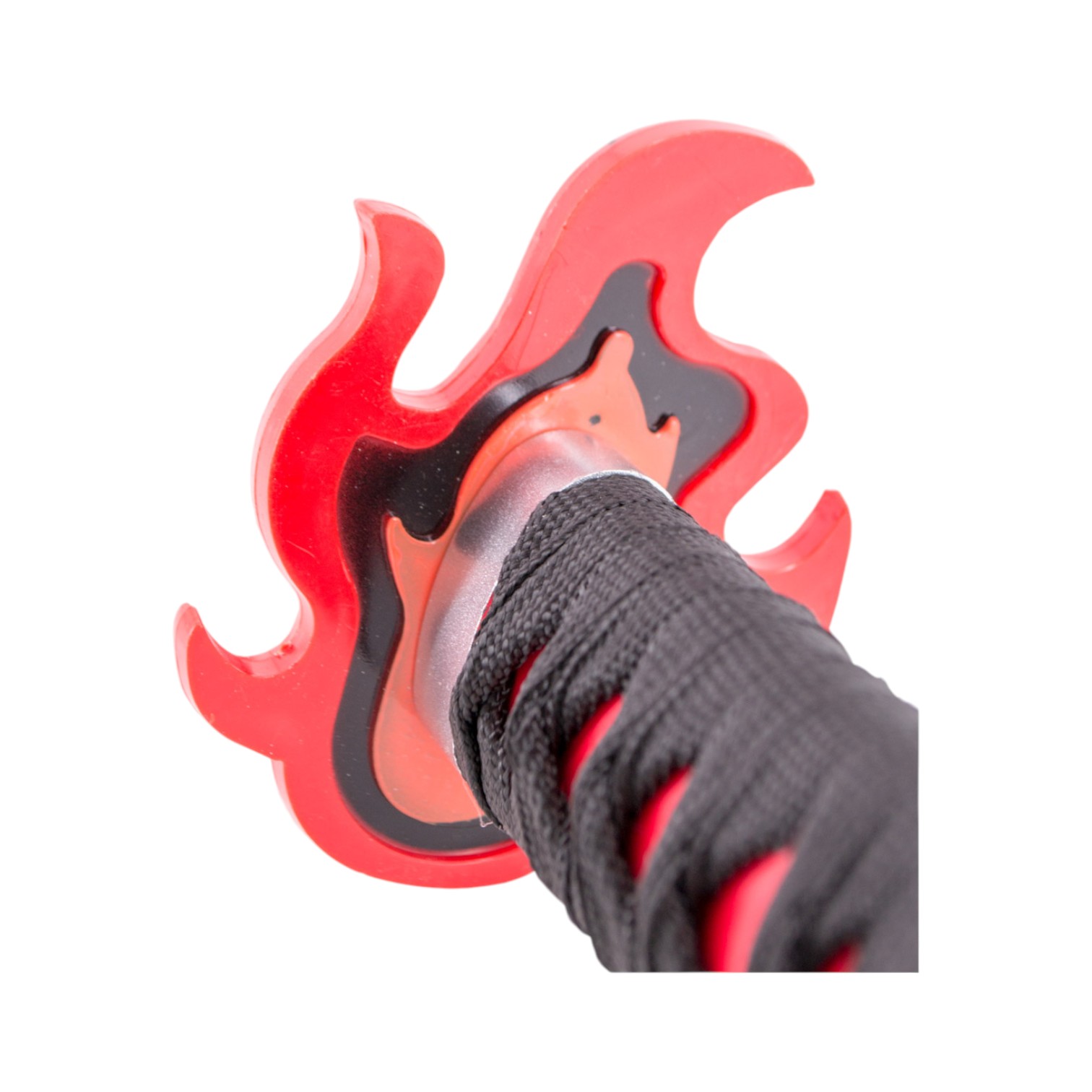 Katana di bambù Demon Slayer Kamado Tanjirou nera e grigia