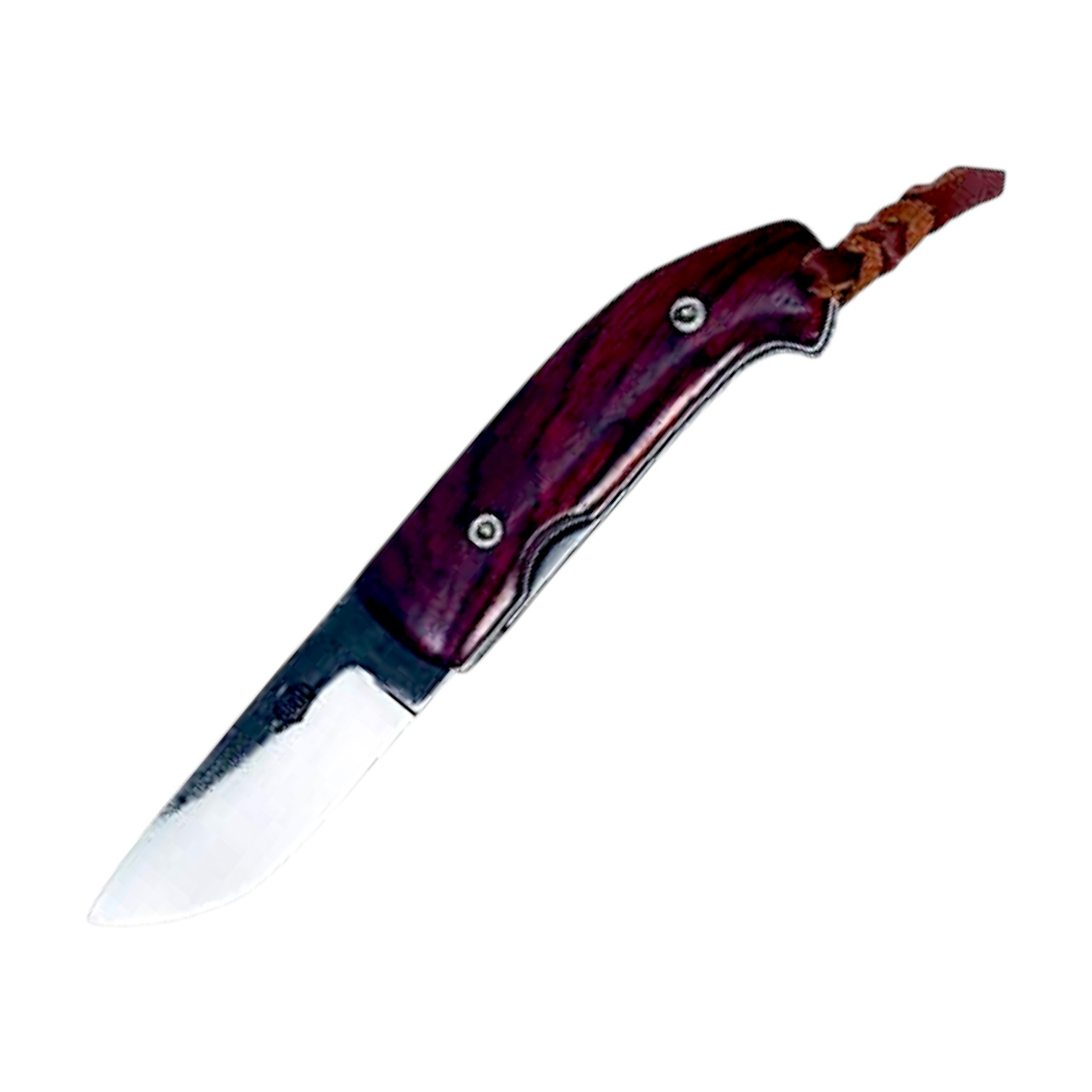 Cuchillo SAIGON CAMBODIAN WOOD con hoja de 6cm y mango de madera ...