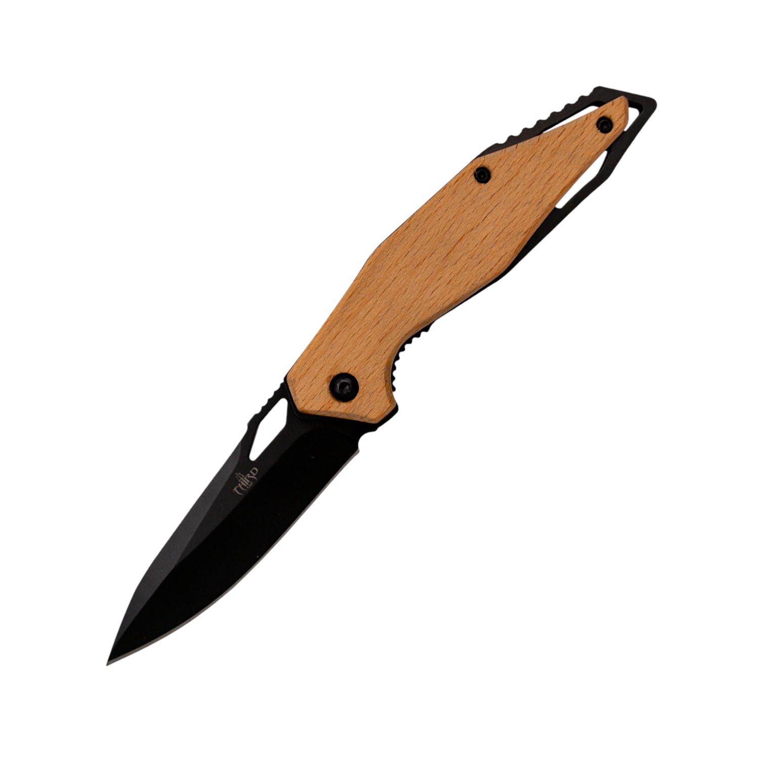 Navaja de bolsillo 7,8 cm acero inoxidable 420 negra con bloqueo ...