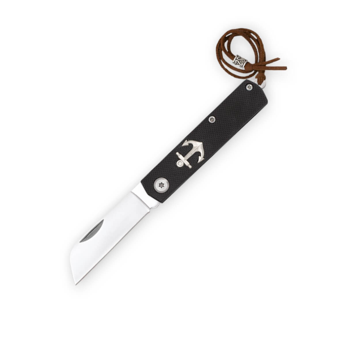 Navaja marinera pico de loro con mango de G10 negro