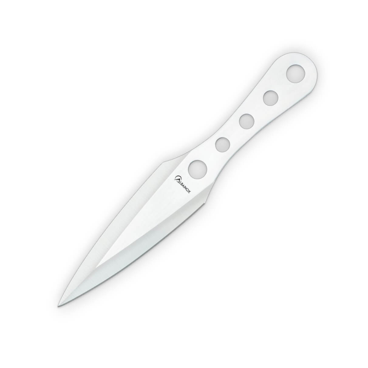 Lanzador de acero inoxidable de 15 con funda de nylon negra