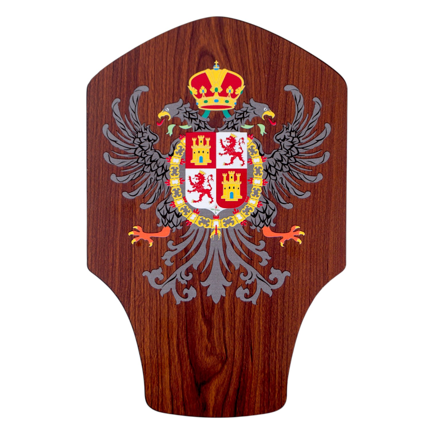 Soporte de Madera con Escudo de Toledo