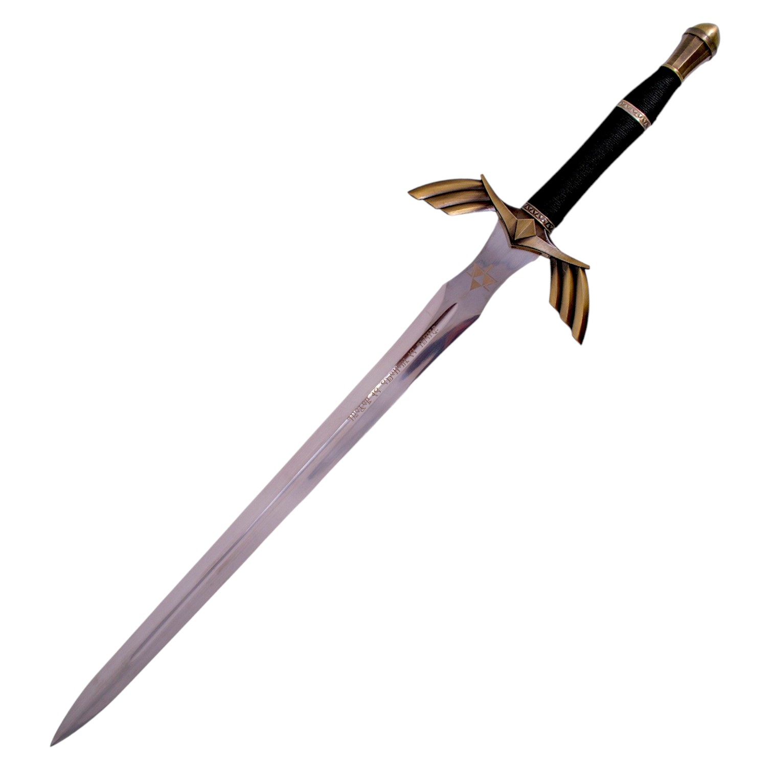 Espada Legend of Zelda Negra Grabada