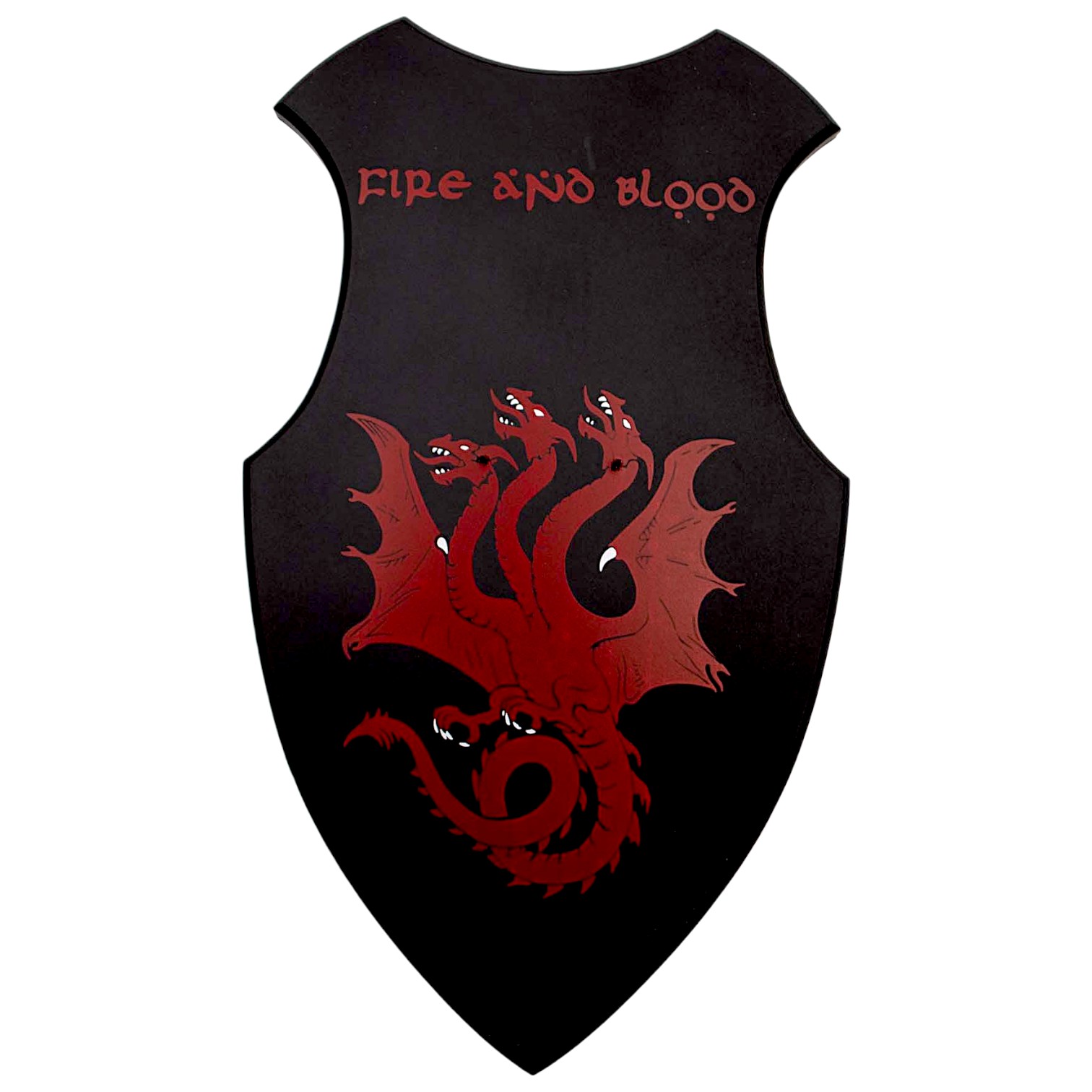 Schwertständer aus Holz mit dreiköpfigem Drachen