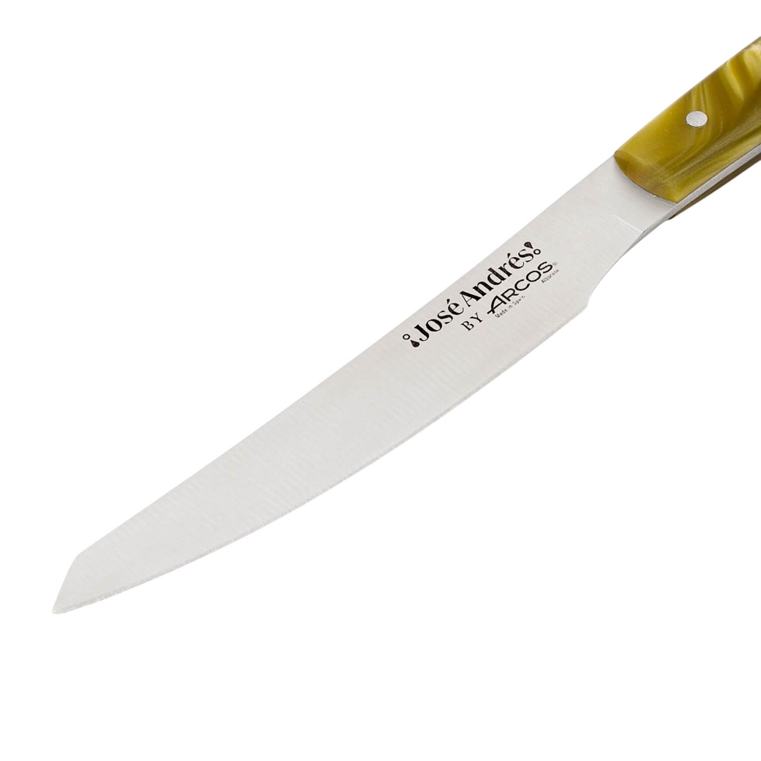 Set de 2 cuchillos de mesa con mango color verde The Bazaar by José Andrés