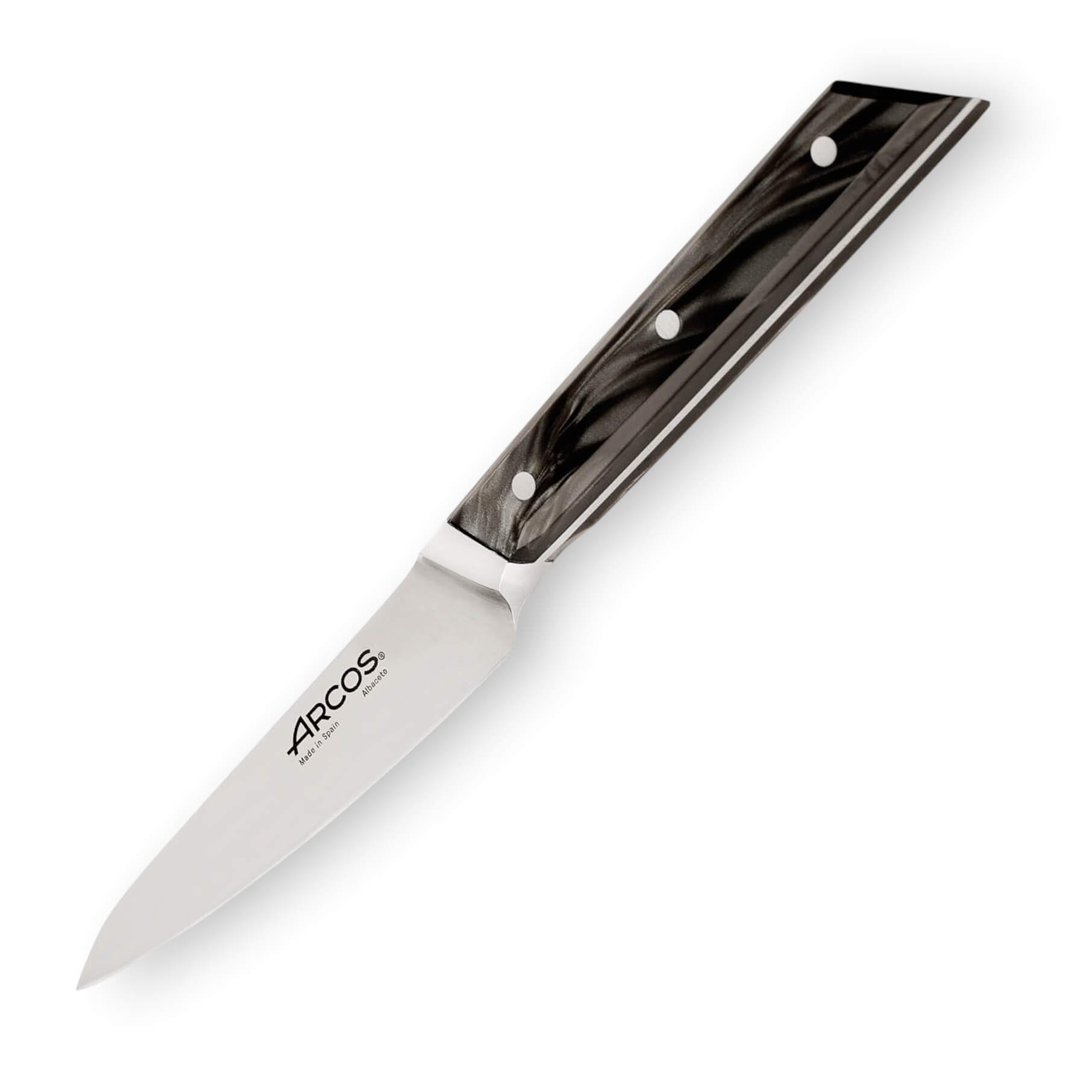 Coltello da cucina Arcos Eclipse da 10 cm con bordo in seta