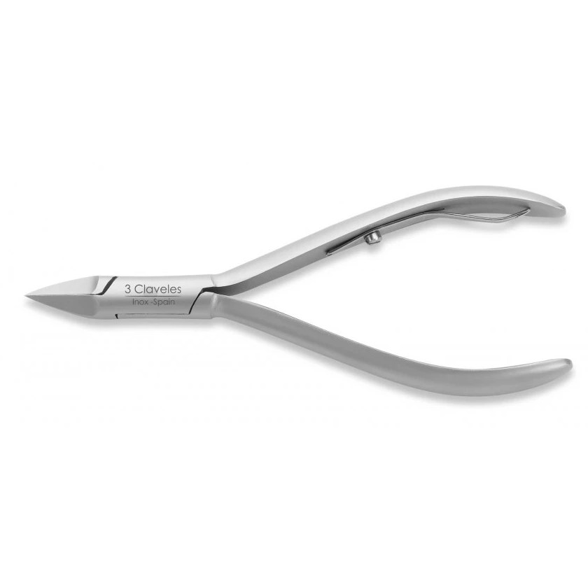 Pince à ongles incarnés en acier inoxydable et cobalt 3 Claveles ...
