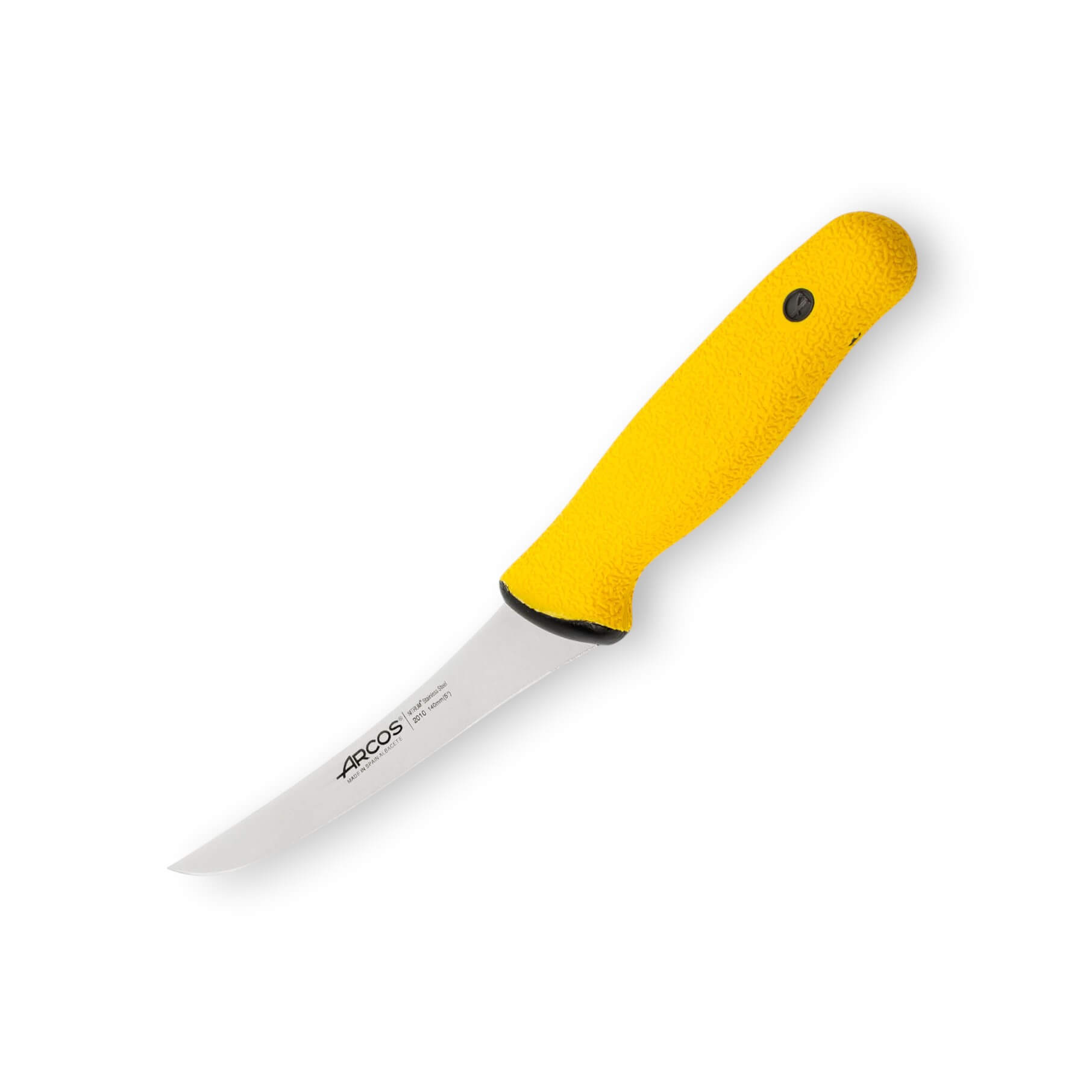 Coltello da disosso rigido curvo Arcos Duo Pro da 140 mm con mani...