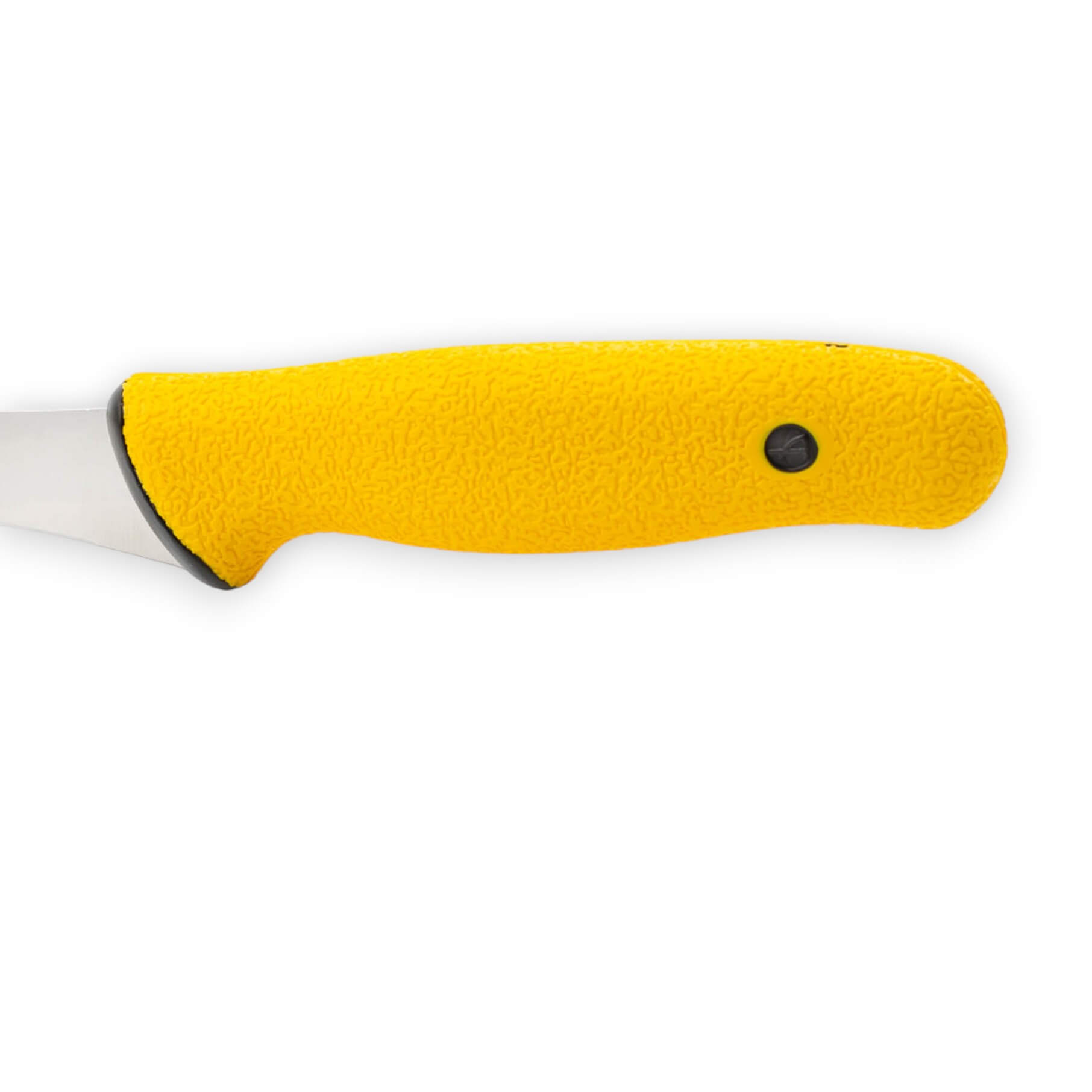 Coltello da disosso rigido curvo Arcos Duo Pro da 140 mm con punta smussata e manico giallo