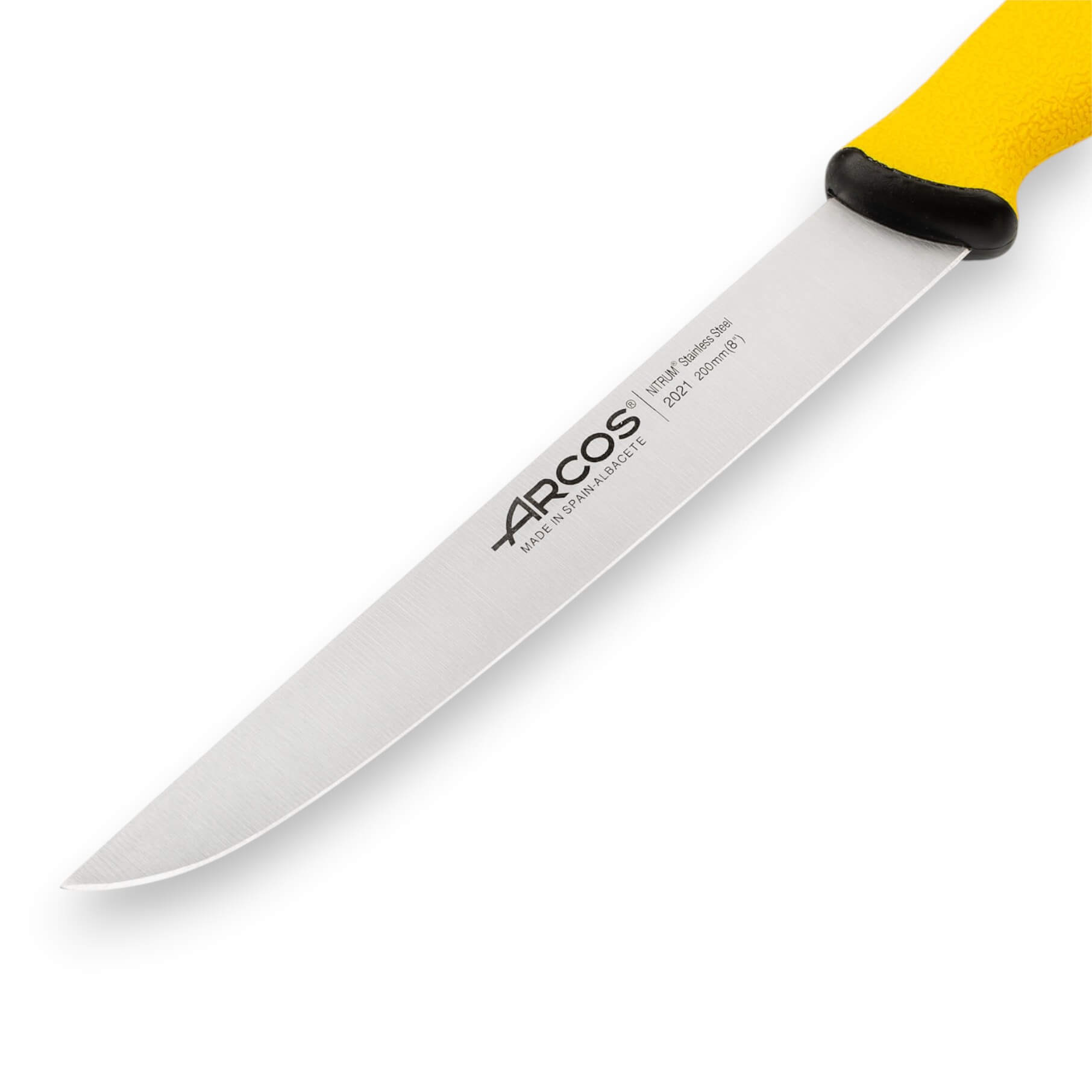 Coltello da macellaio Arcos Duo Pro da 200 mm con manico giallo