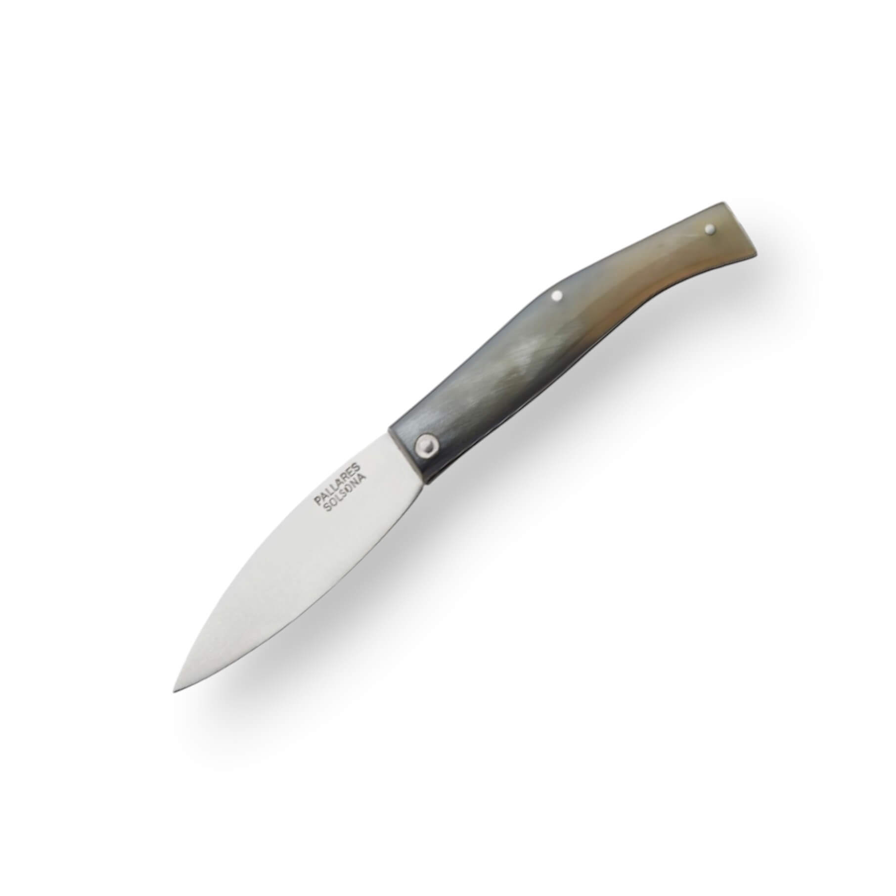 Faca campera BUSA pallares com cabo em chifre de boi e lâmina em ...