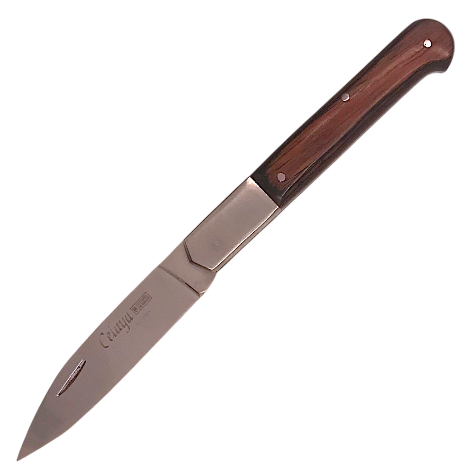 Coltello classico Cabritera con manico in legno rosso e lama da 9...