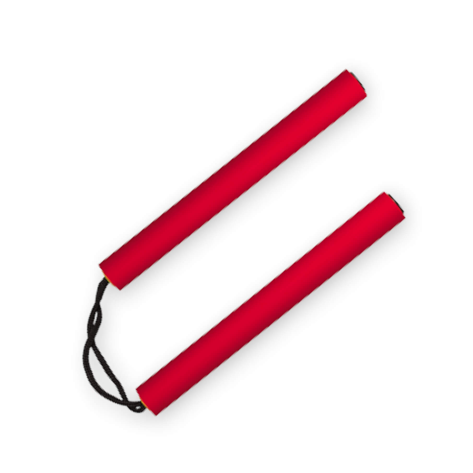 Nunchaku de entrenamiento rojo 28x3.3 cm
