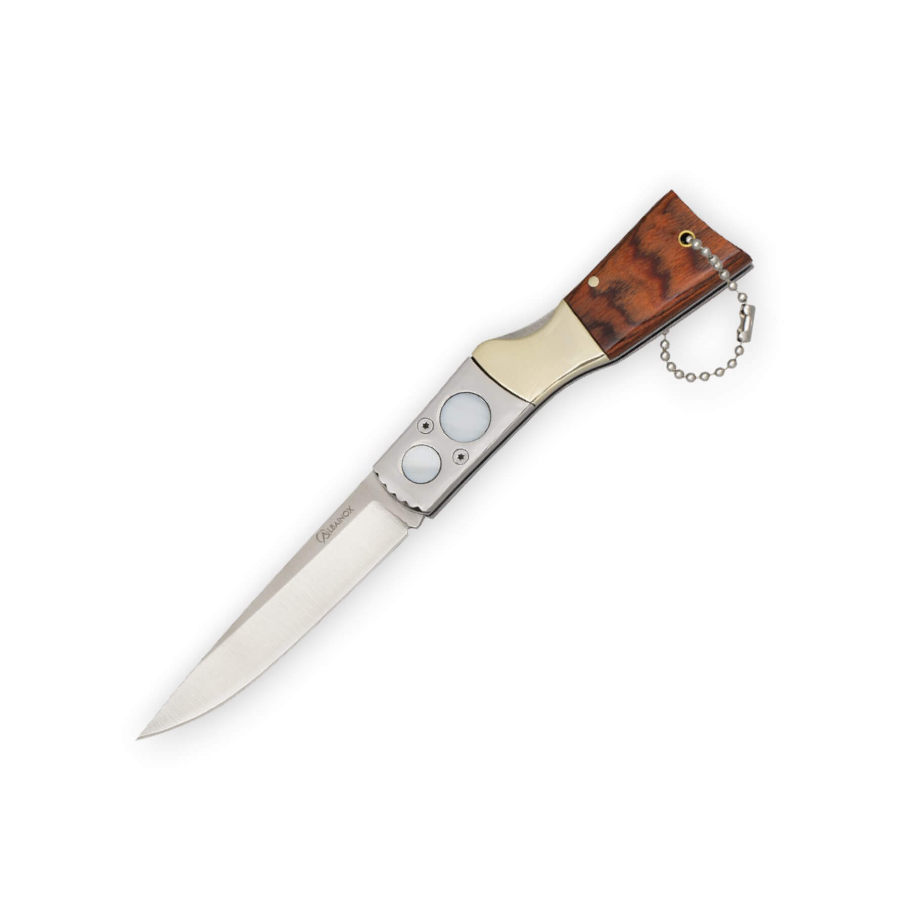 Navaja Classic rifle con hoja de 7.2 cm y mango de estamina y lat...