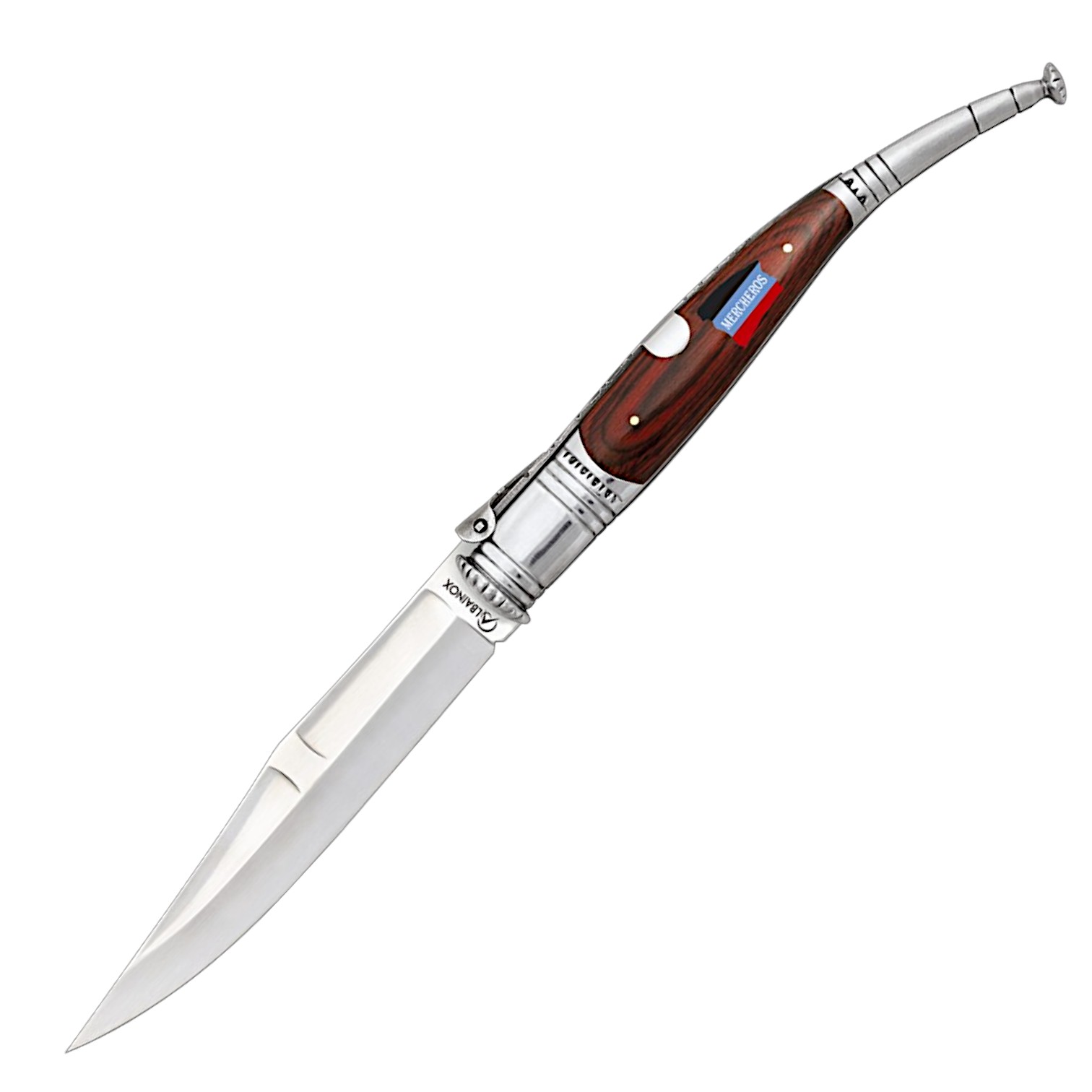 Navaja Serrana Carraca Albainox 15,4 cm Madera Roja Mercheros