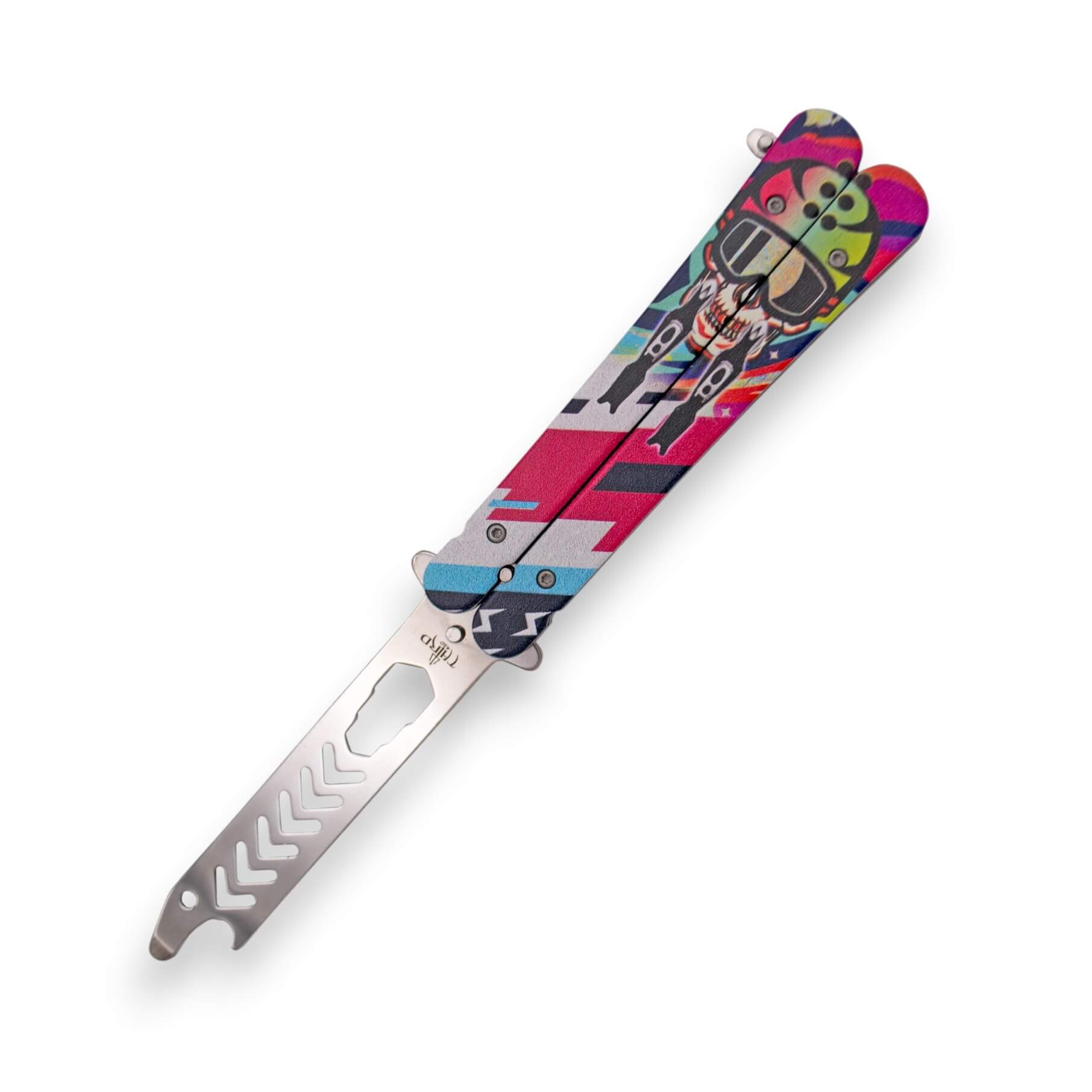 Navaja mariposa sin filo con hoja multiusos y mango impresión 3D ...