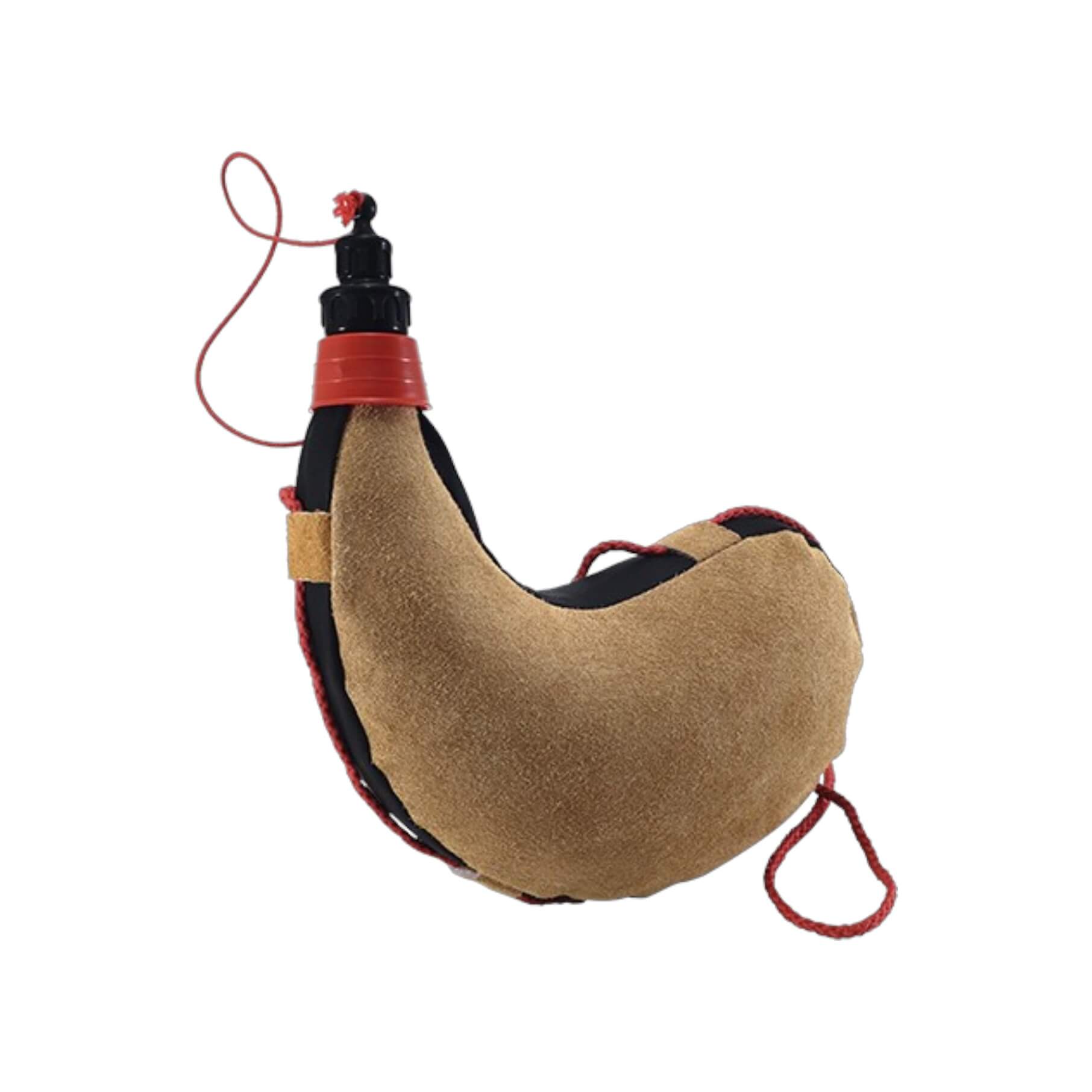 Bota de vino curva Castilla con capacidad para 2 litros