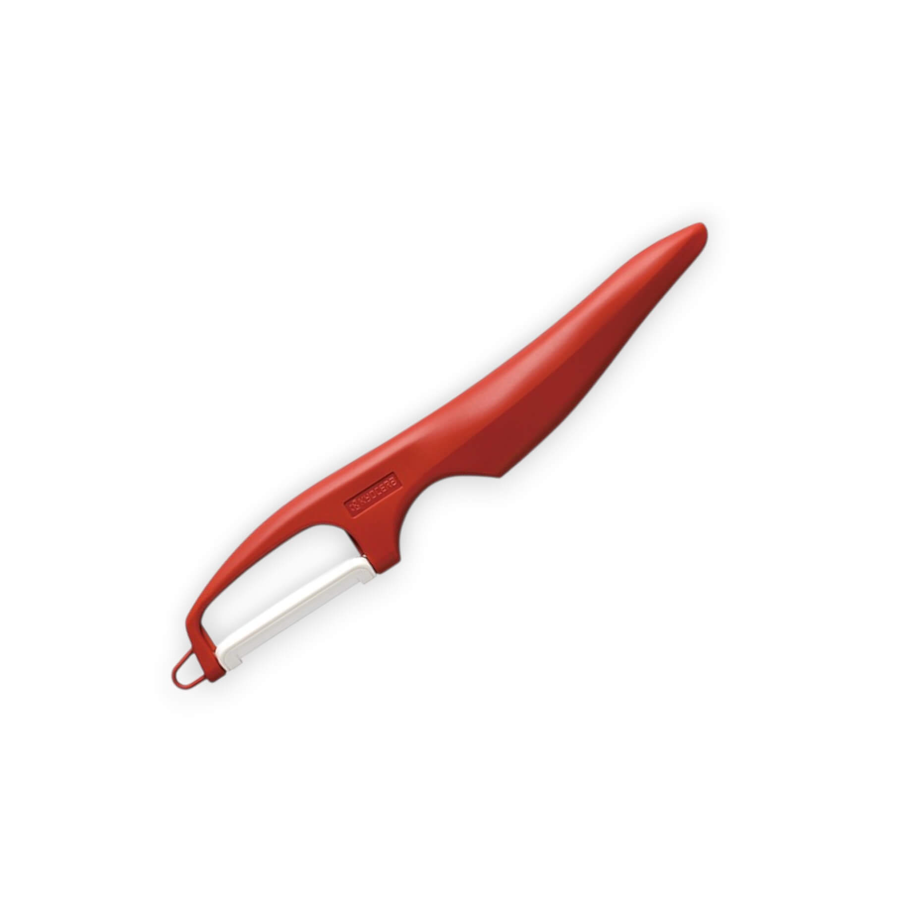 Pelador cerámico vertical Kyocera de color rojo