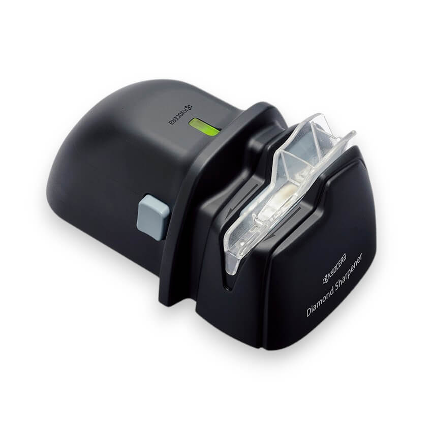 Afilador diamante compacto con pilas Kyocera color negro