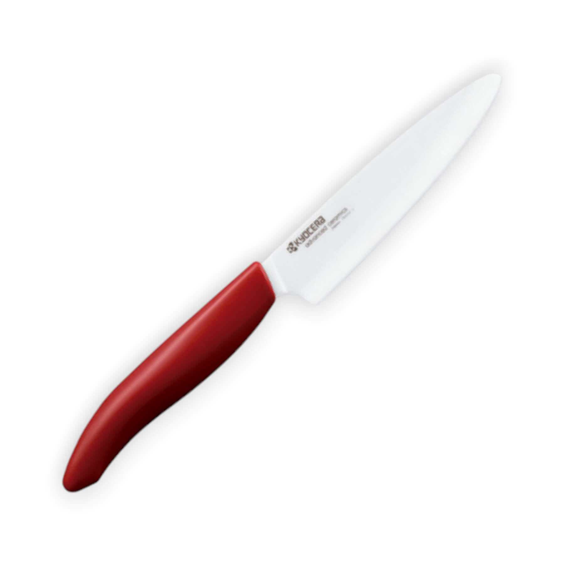 Cuchillo de verduras Kyocera Gen series con mango rojo y hoja de ...