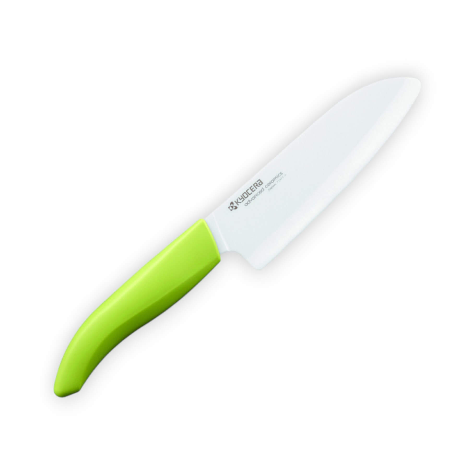 Cuchillo Santoku Kyocera Gen series con mango verde y hoja de 14 ...