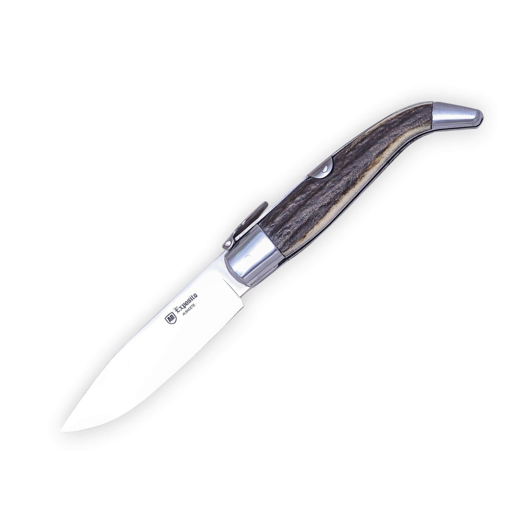 Couteau de poche Pastora classique avec manche en corne de cerf e...