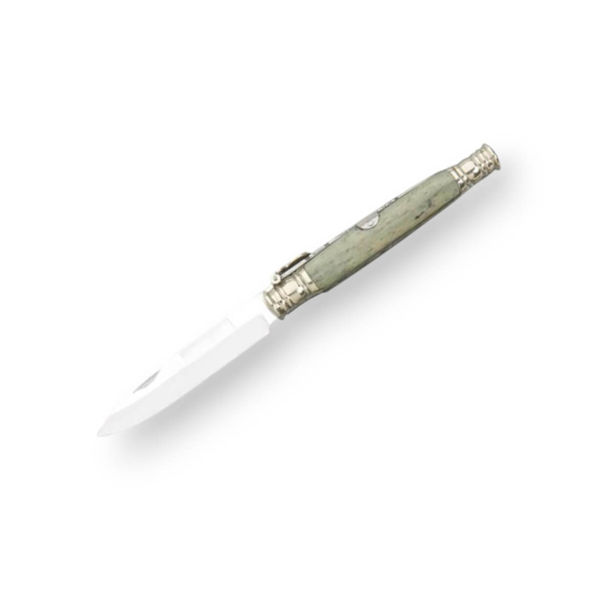 Couteau de poche machette fait main avec manche en os et lame de ...