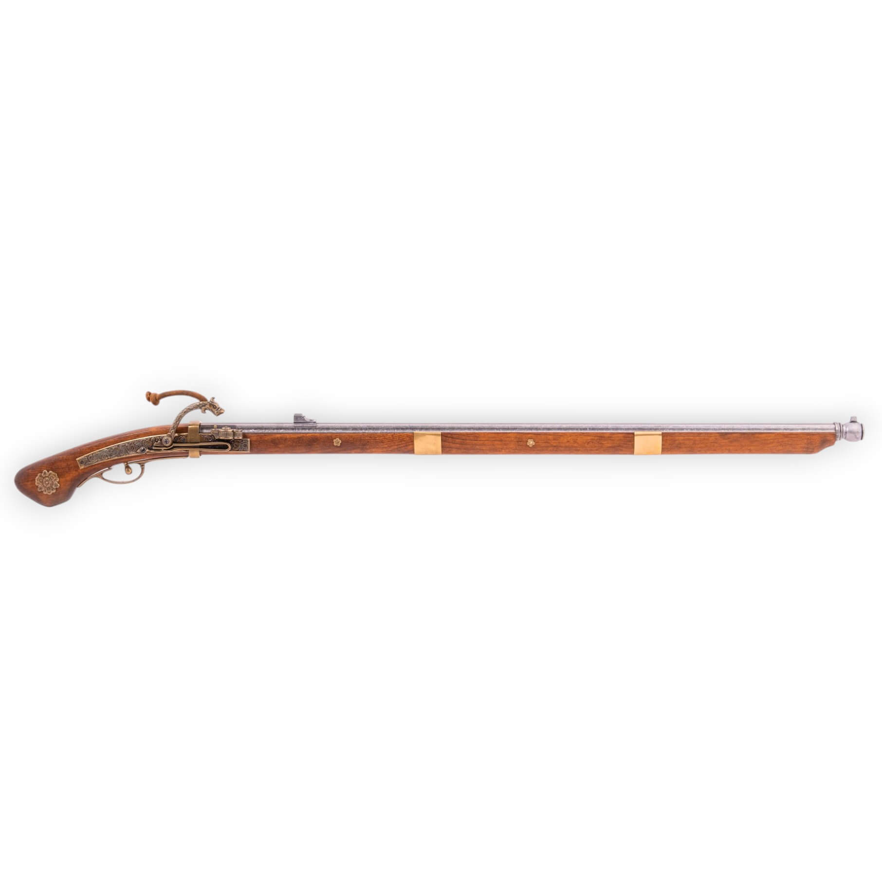 Réplica del rifle de chispa Japón 1800 de madera